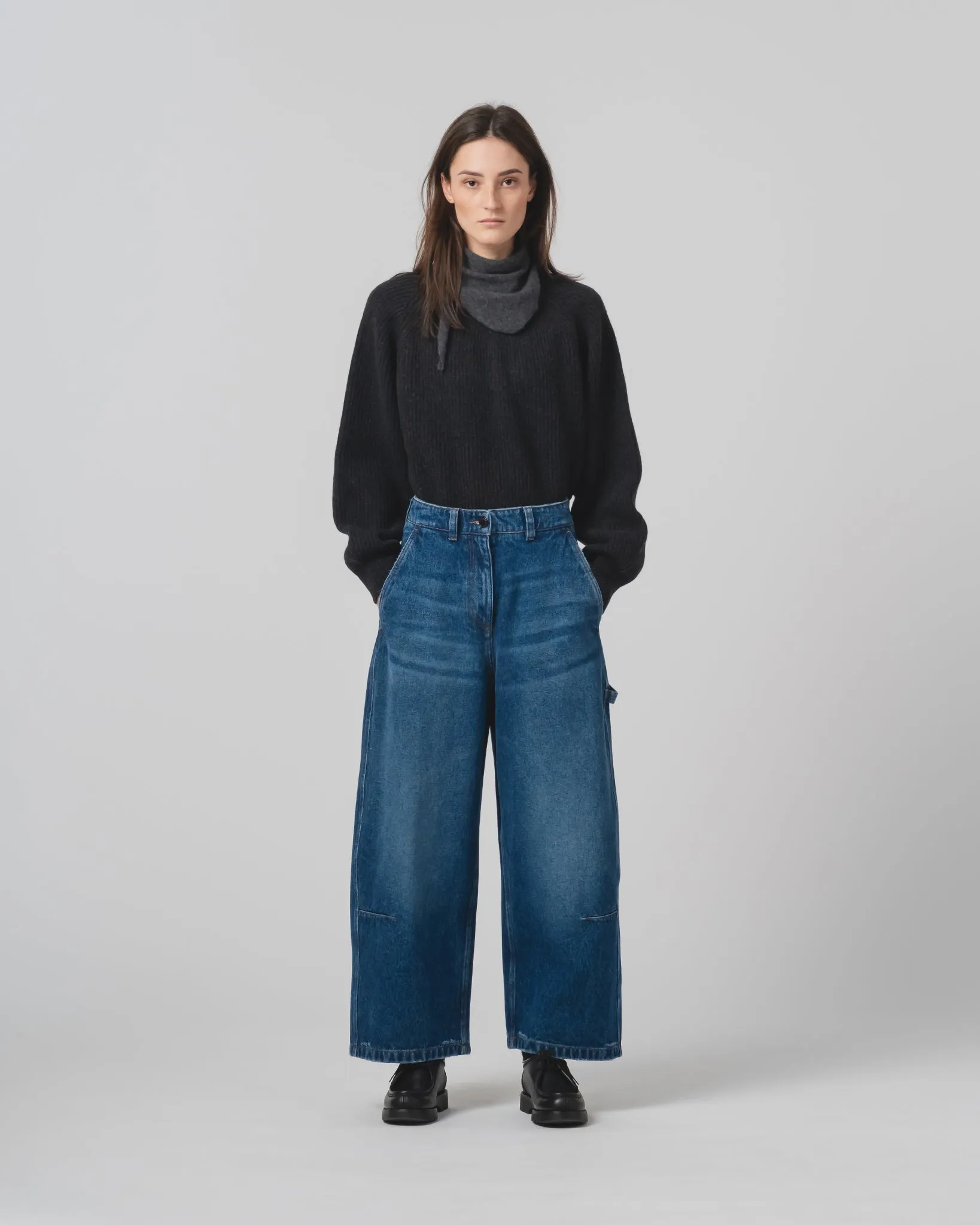 BreathableMaterial Thermal Lining G.o.D Submarine Chino Generation Denim Sub Blue Stone Washed