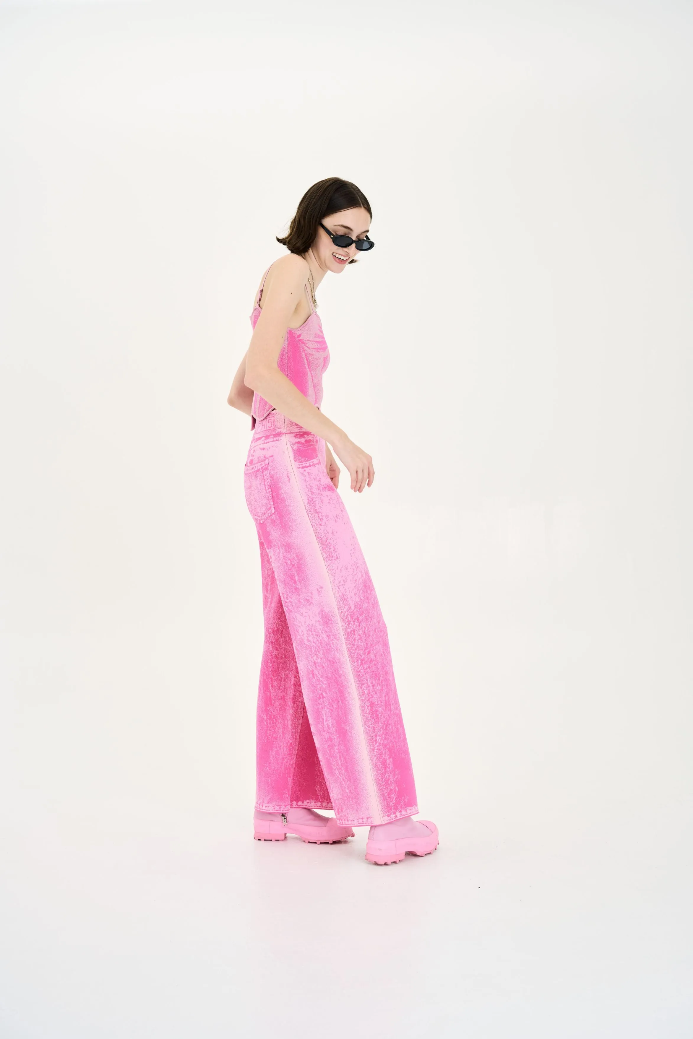 ZAHRA WIDE LEG PANTS StaticResistantMaterial Outdoor Use