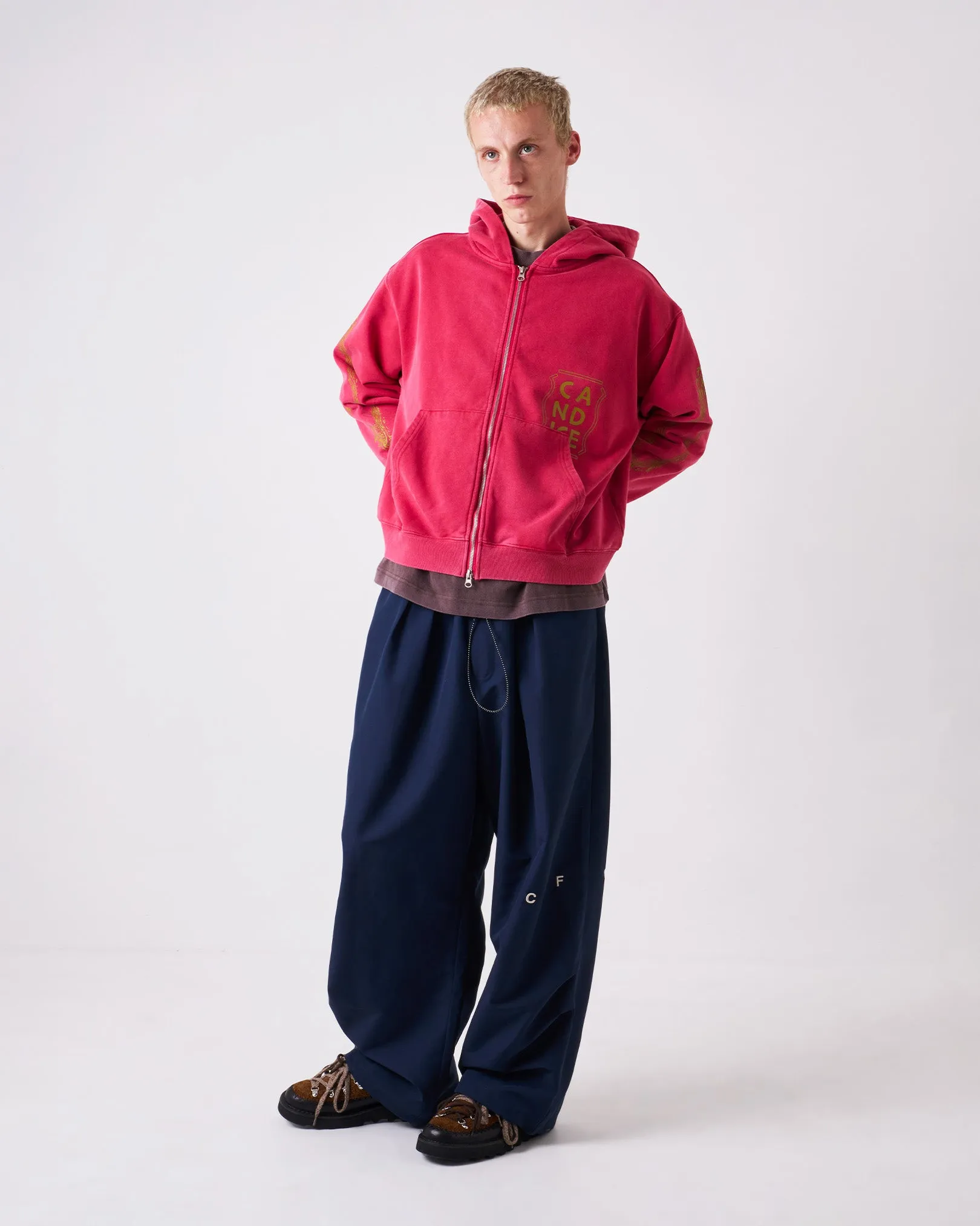 Harlequin Zip Hoodie Zero Waste Production