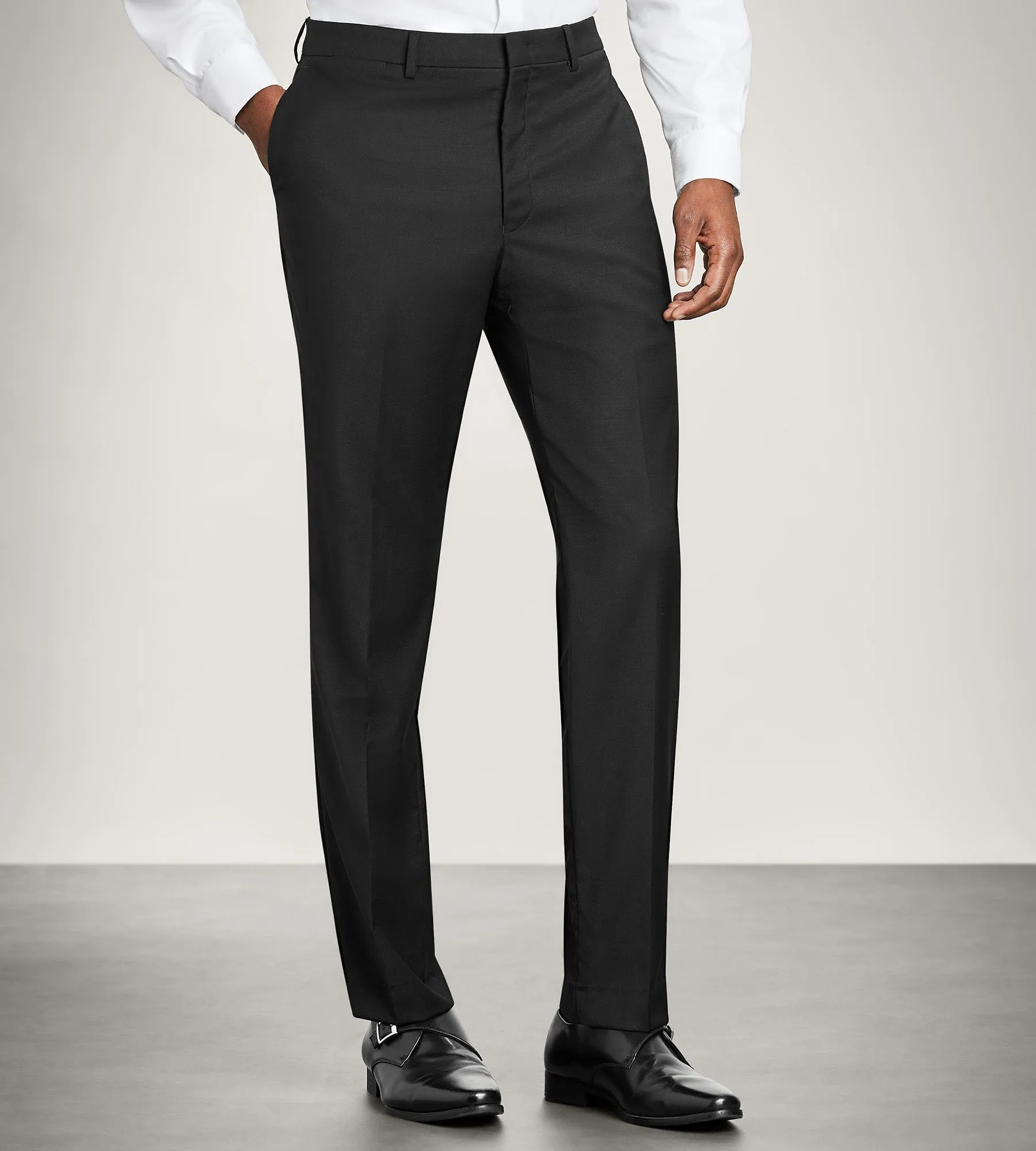 Modern Fit Wool Suit Pants Chic Vibe