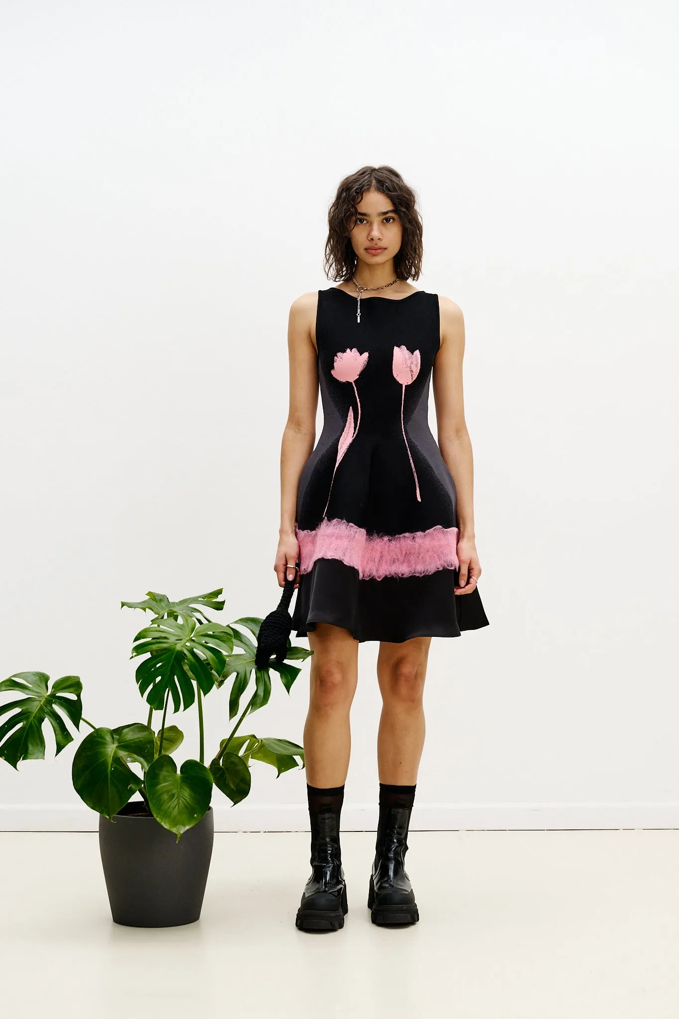 Summer-Season SENNA NEEDLE PUNCH MINI DRESS