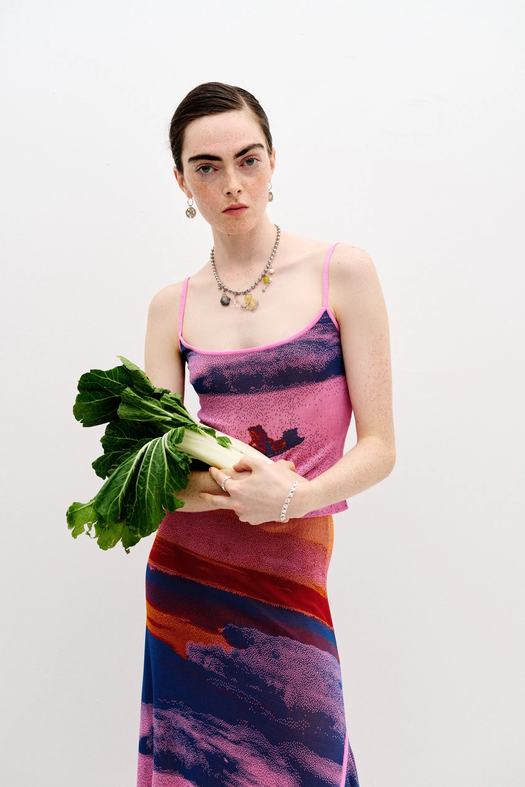 Foldable Cuff Design SHASTA LAKE PRINT TANK TOP