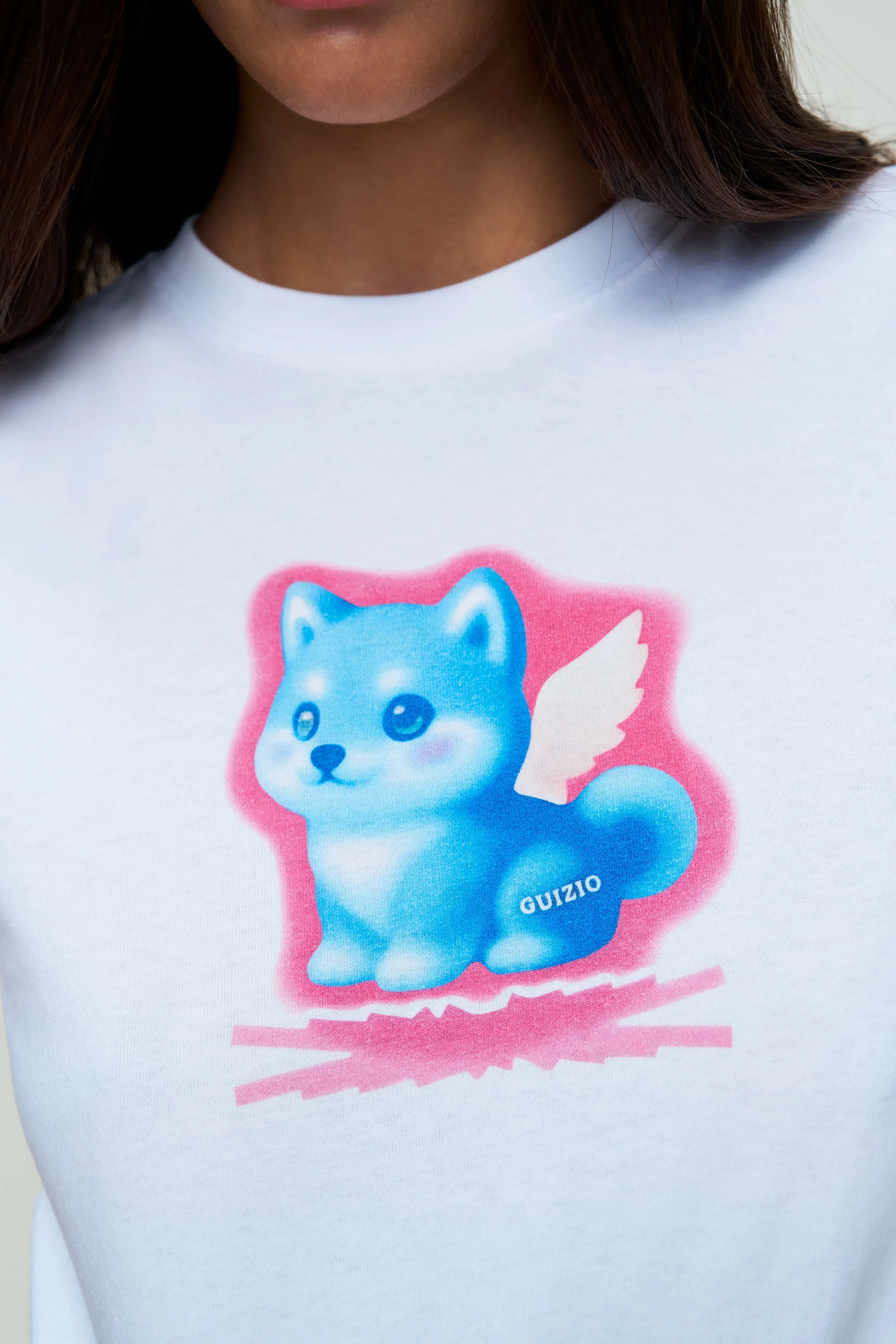 Shiba Graphic Tee QuickDry Texture