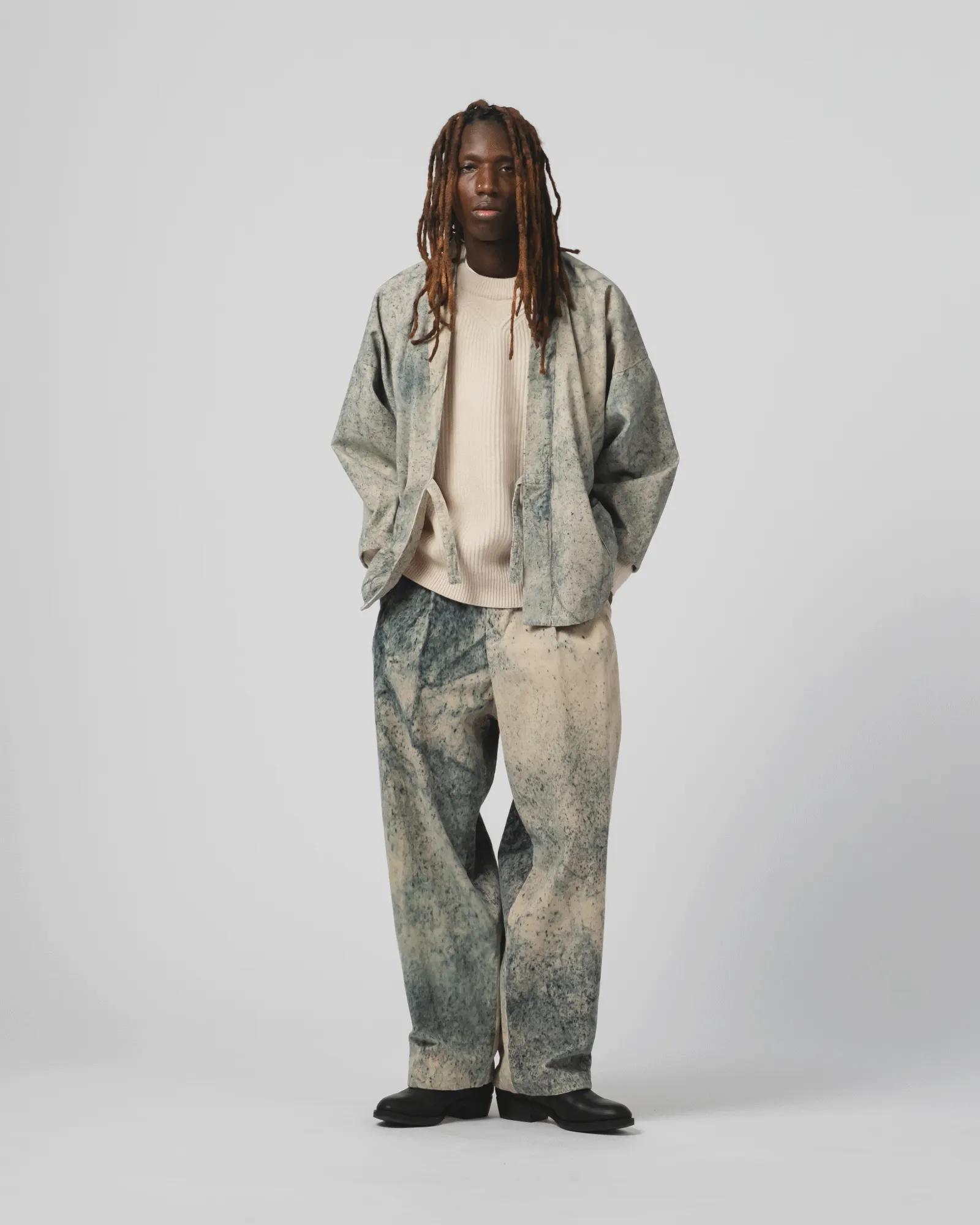 Shogun Kimono Felino Cord Beige/Ink Ergonomic Seams