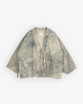 Shogun Kimono Felino Cord Beige/Ink Shrink resistant Stretch Paneling