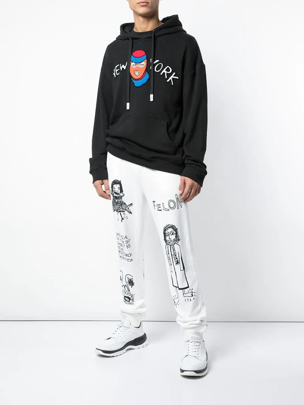 DIY wear NEW YORK ROBBER HOODIE