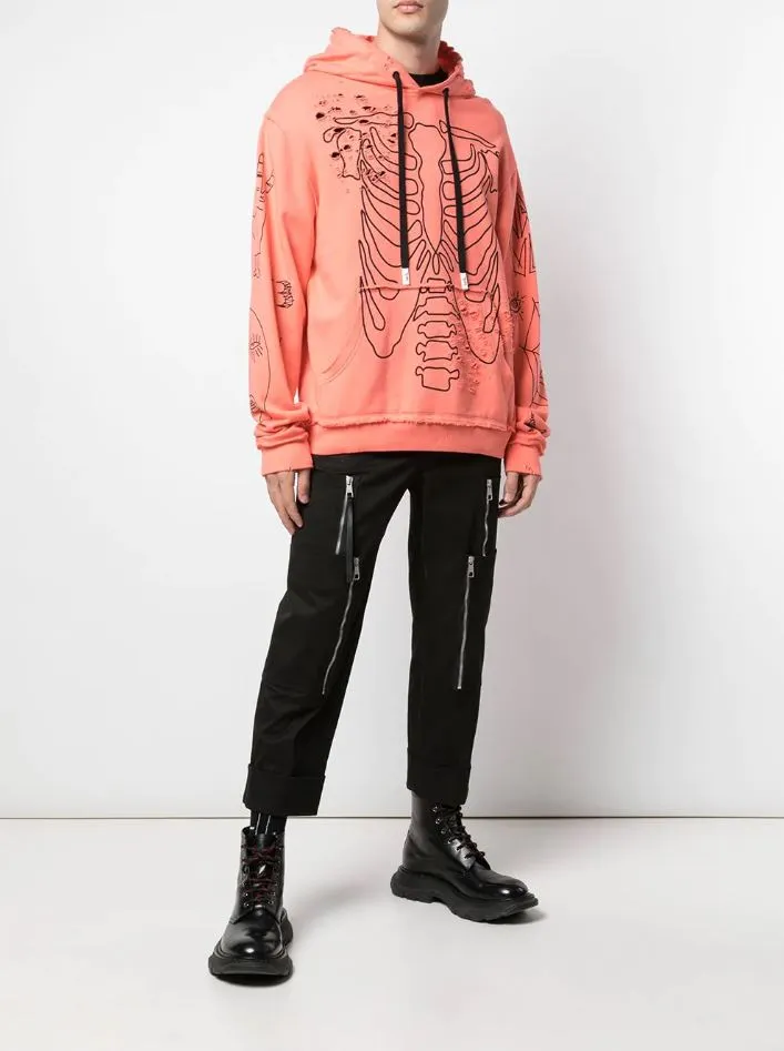 Gift worthy Reinforced Elbows SING STANDARD SHOULDER HOODIE CORAL