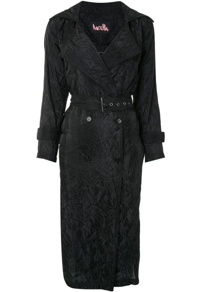 Comfort Focused Design SING TRENCH COAT BLACK