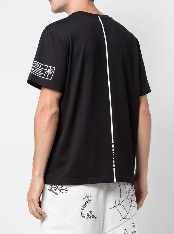 CREST STANDARD TEE BLACK Smart Wear weekday wear