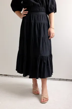 Dust Proof Fabric St. Tropez Skirt- Black