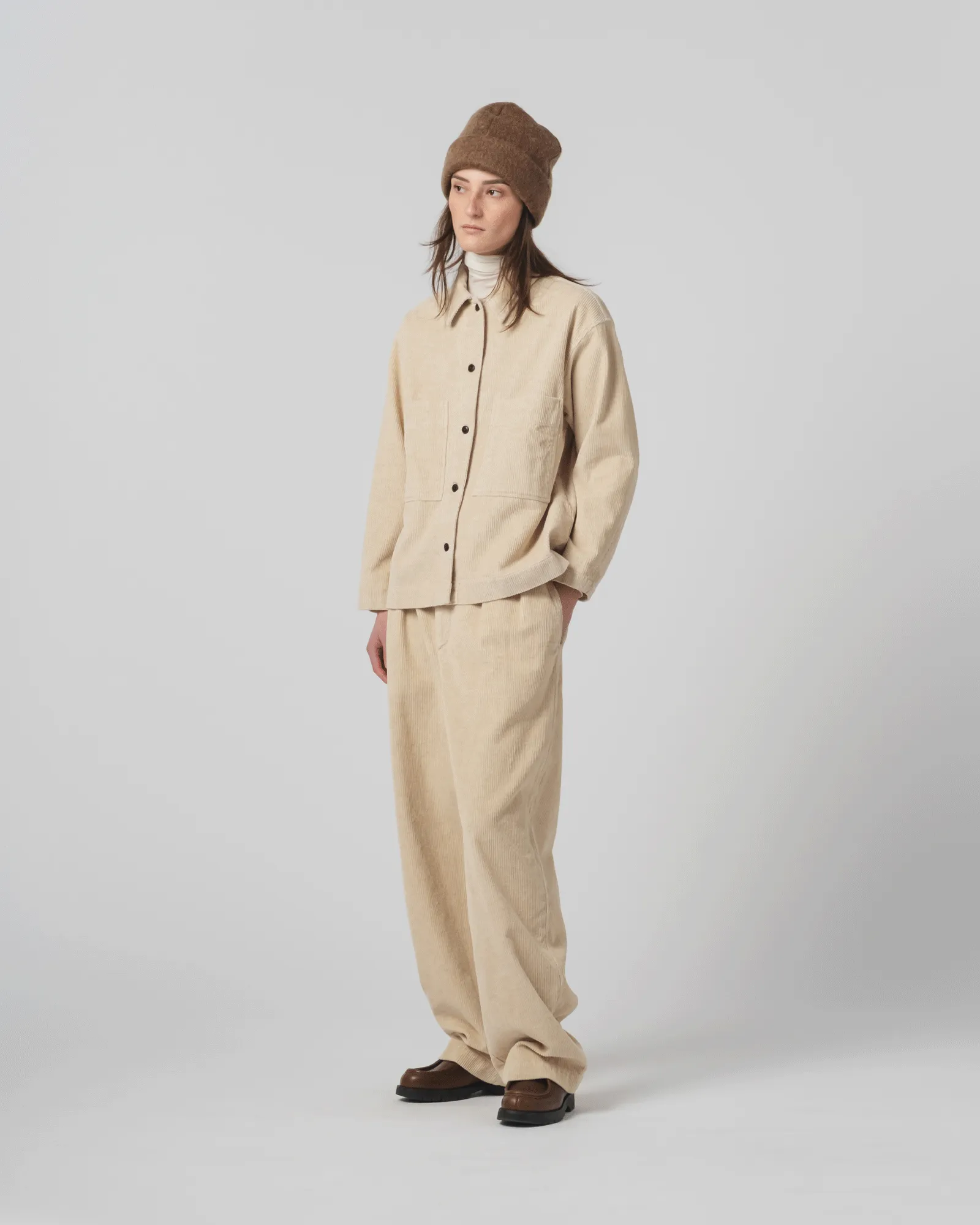 Adaptable Style Officer Chino Natural Cord Wheat