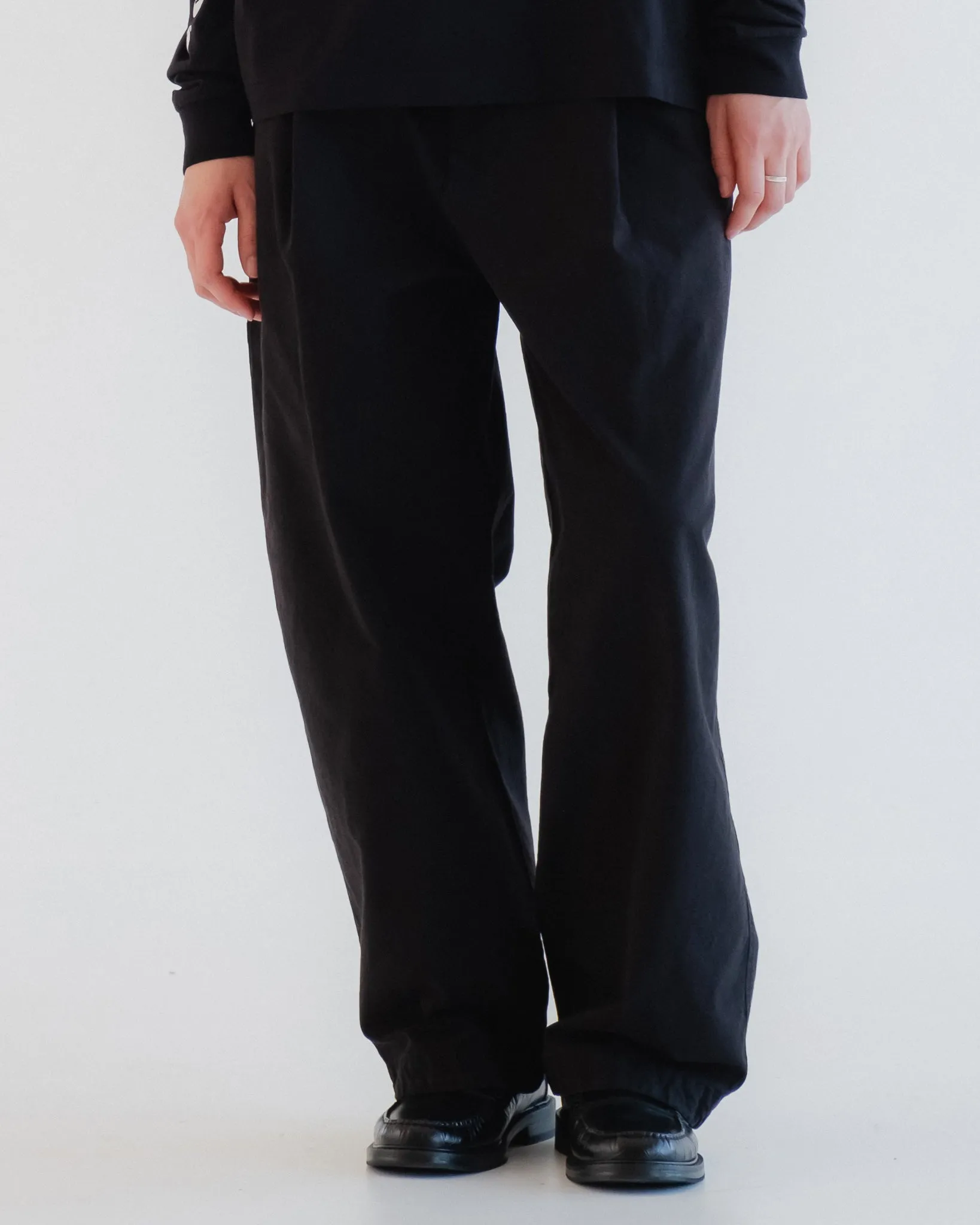 Perfect Comfort Easy Travel British Worker Cotton Linen Black