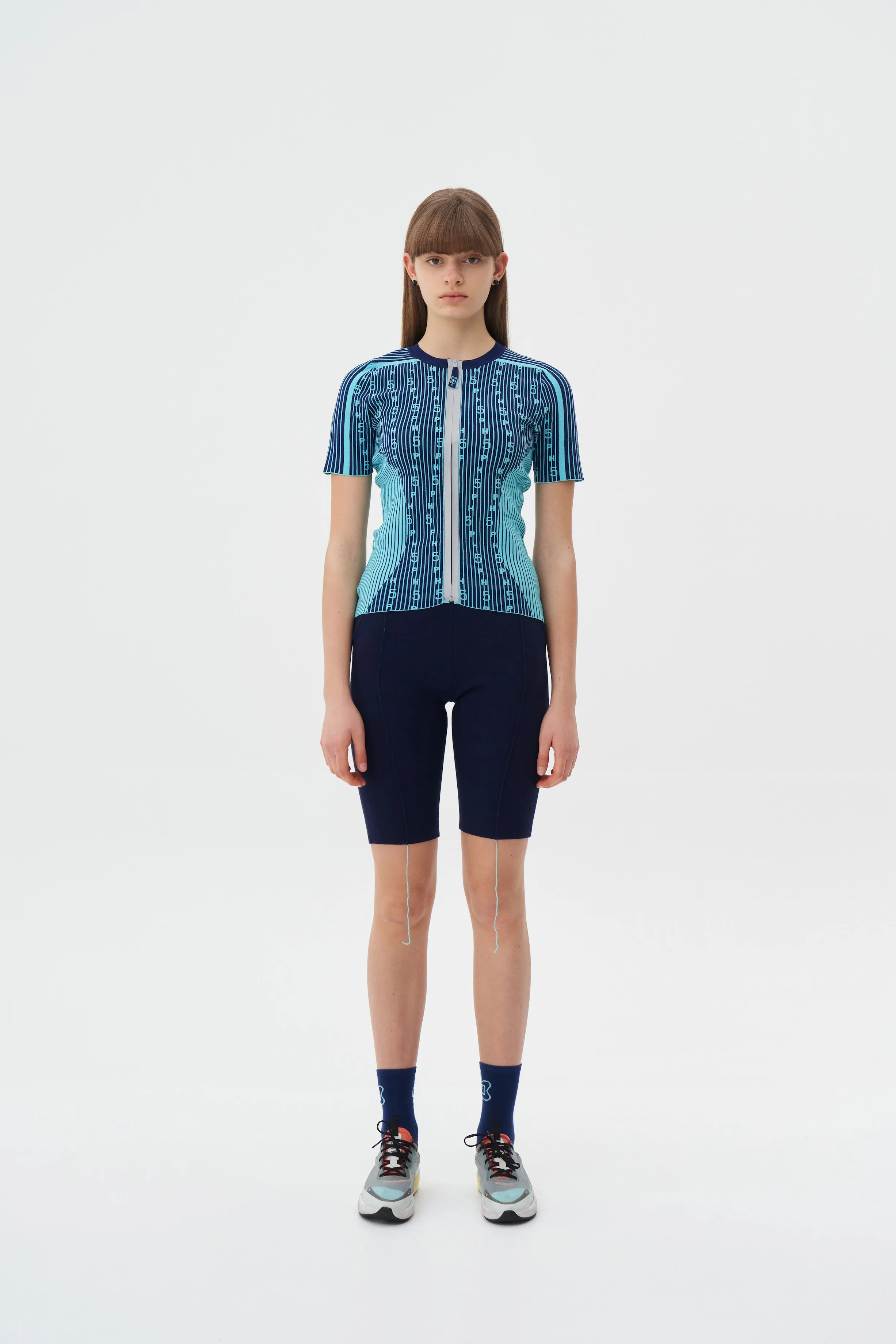 Durable Hemming Fashion Fit AUBREY ECO SKINNY BIKER SHORTS