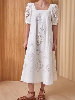 Hunter Bell Waverly Dress Neutral-Shade