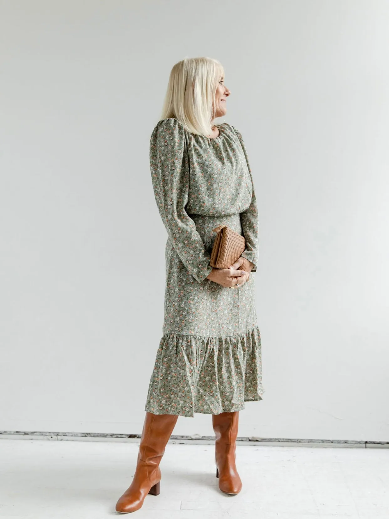 Blythe Floral Dress Versatile Touch Elegant Fit