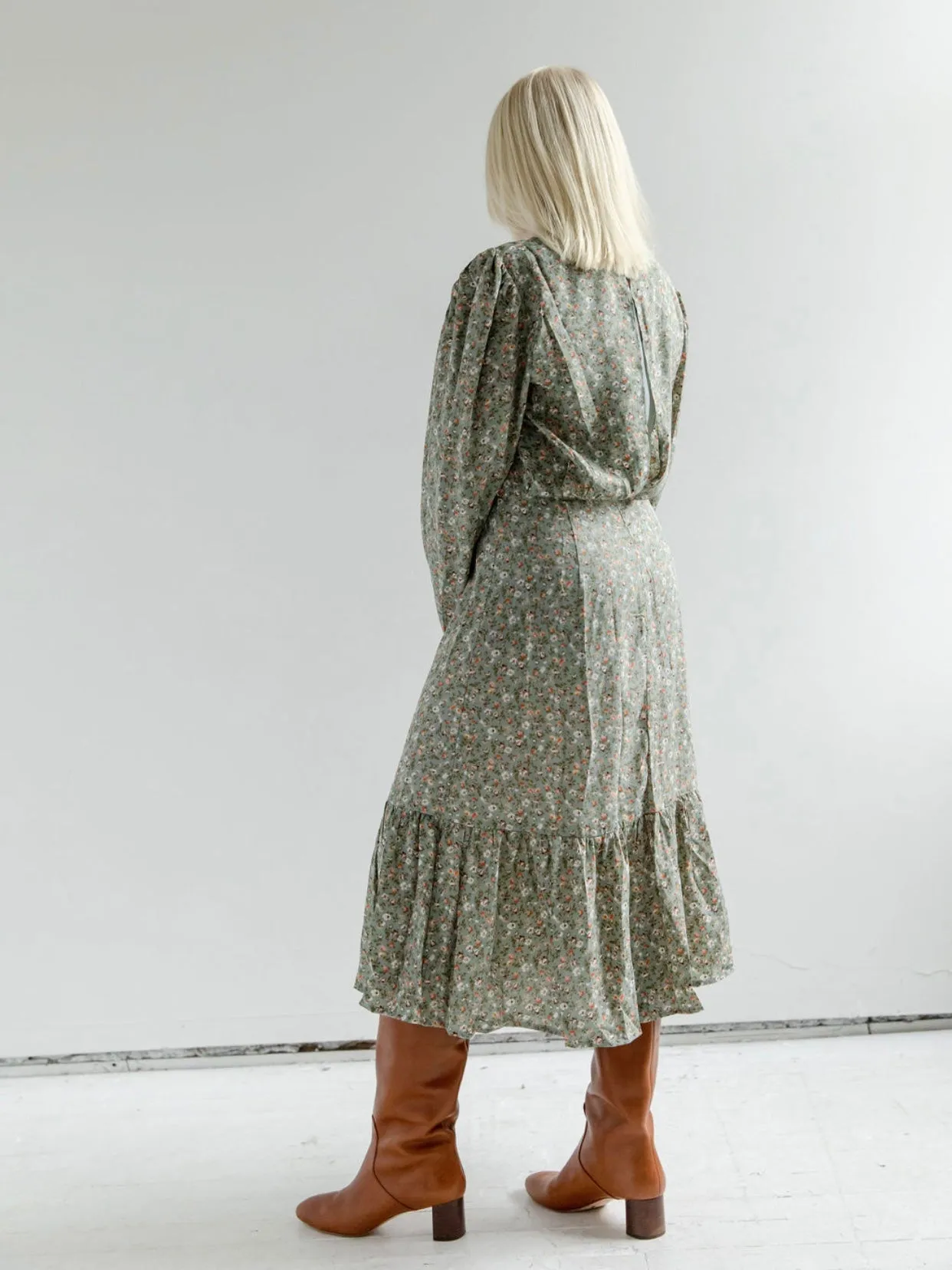 Boho Mood Comfortable Waist Design Fit Blythe Floral Dress