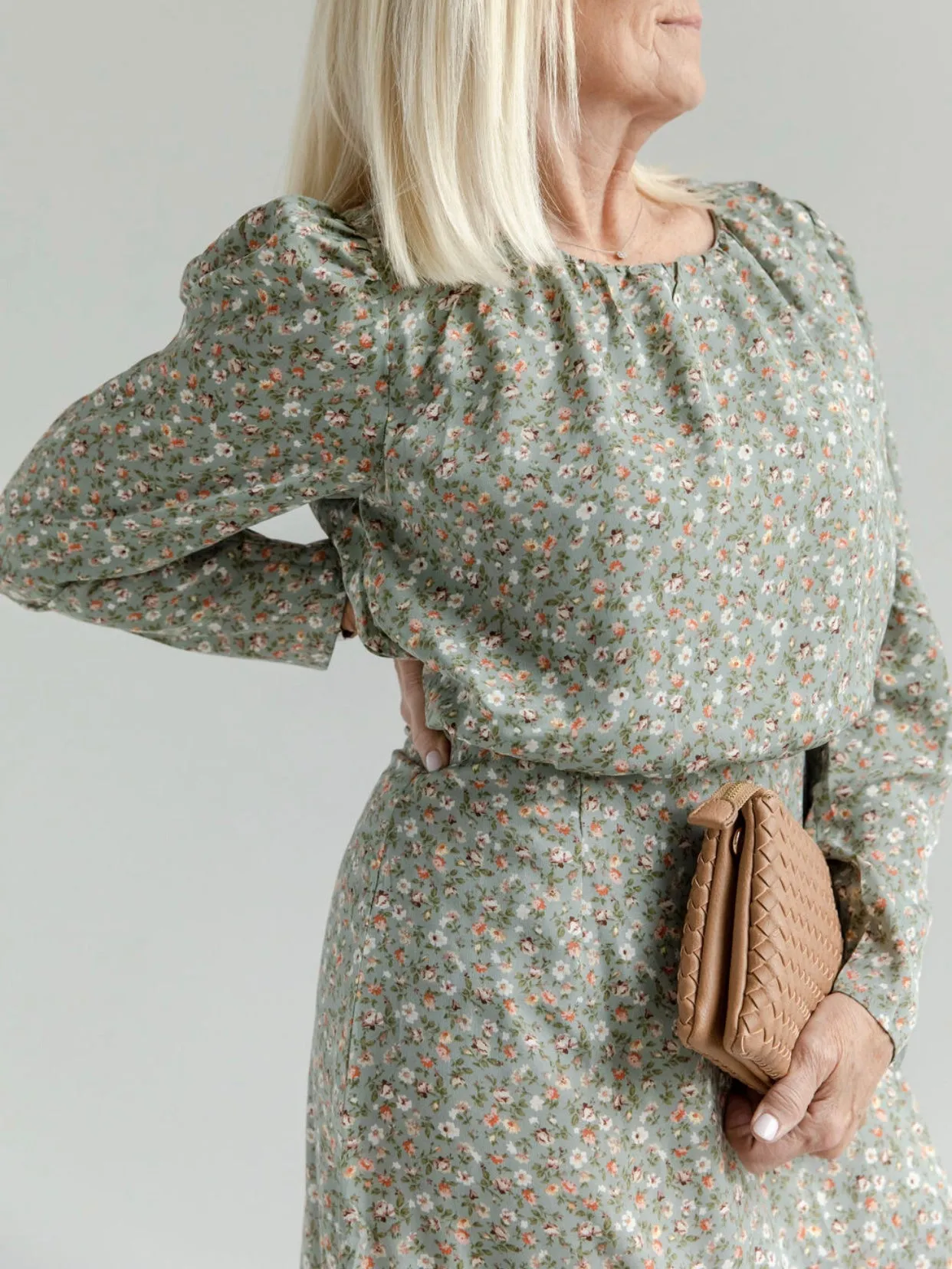 All Fitwear Silky Surface Blythe Floral Dress