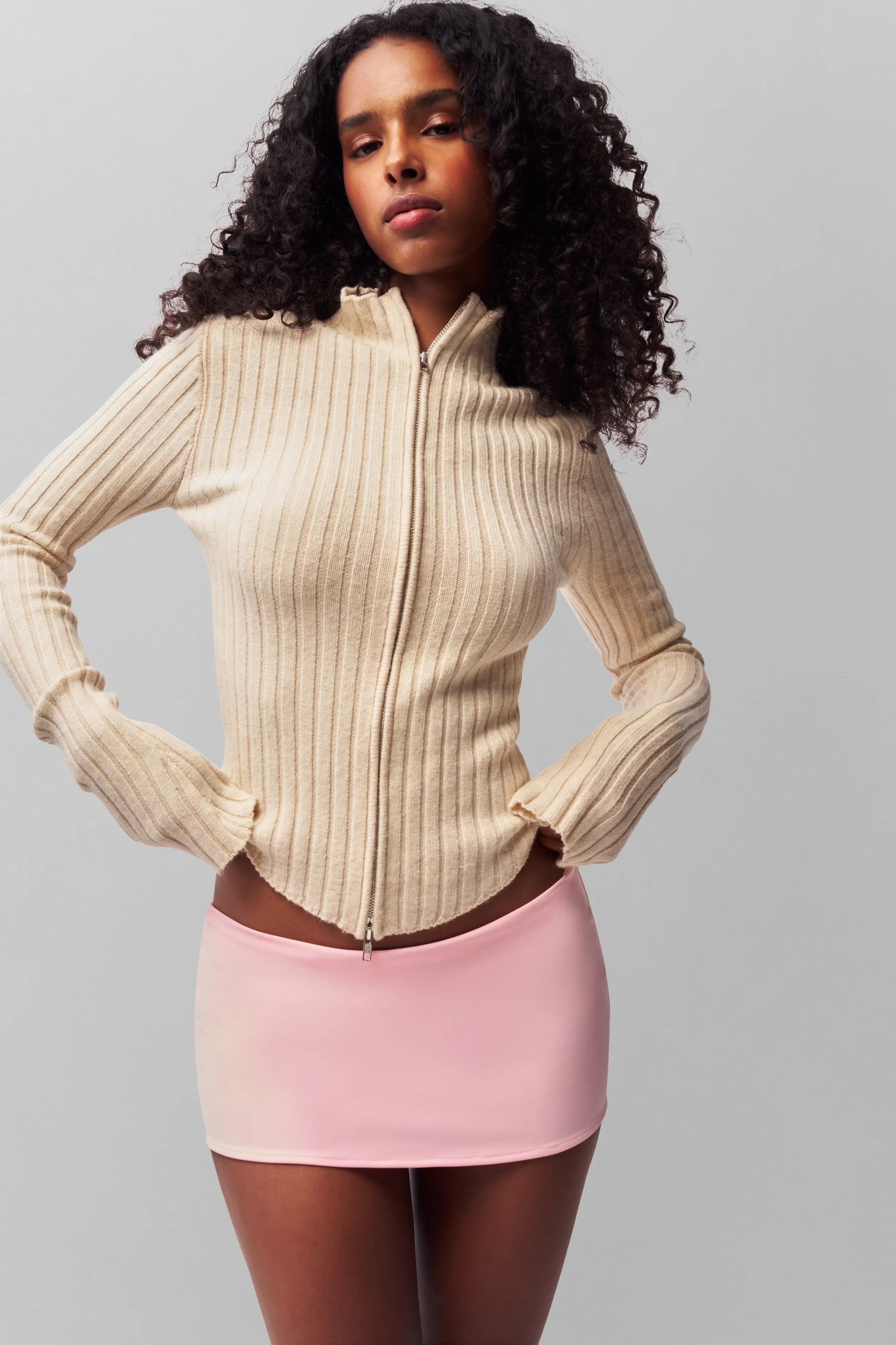 Craftsmanship Focus Micro Mini Stretch Skirt