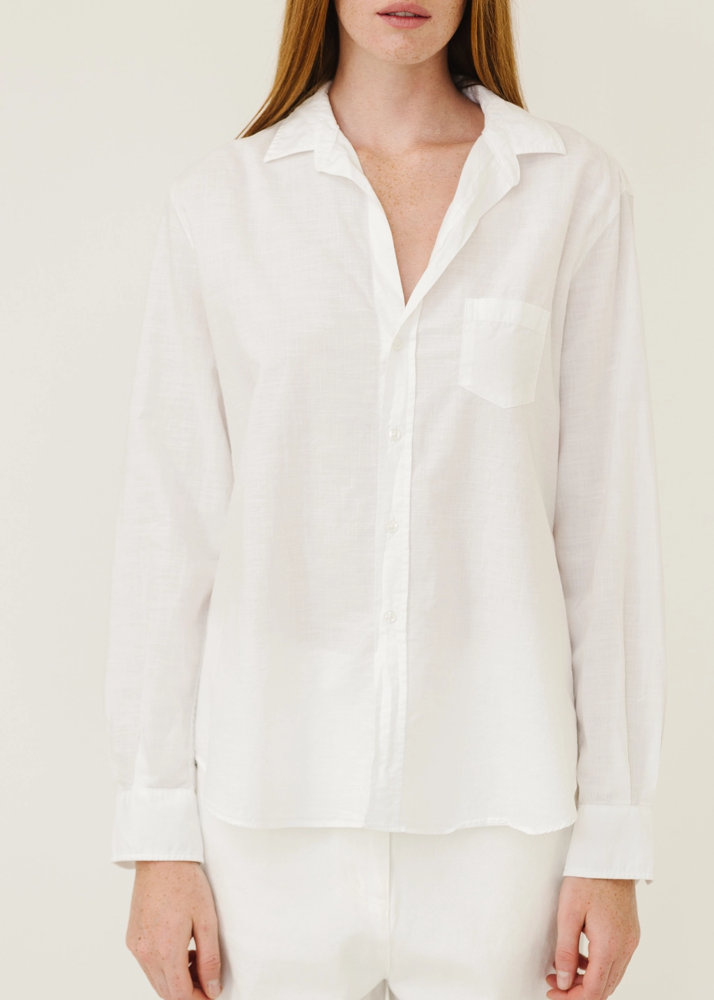 Luxurious Feel Frank & Eileen 'Eileen' Relaxed Button-Up in White