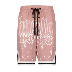 SMOTHERED IN PAINT BASKETBALL SHORT WideLegOpening Roomy Waist