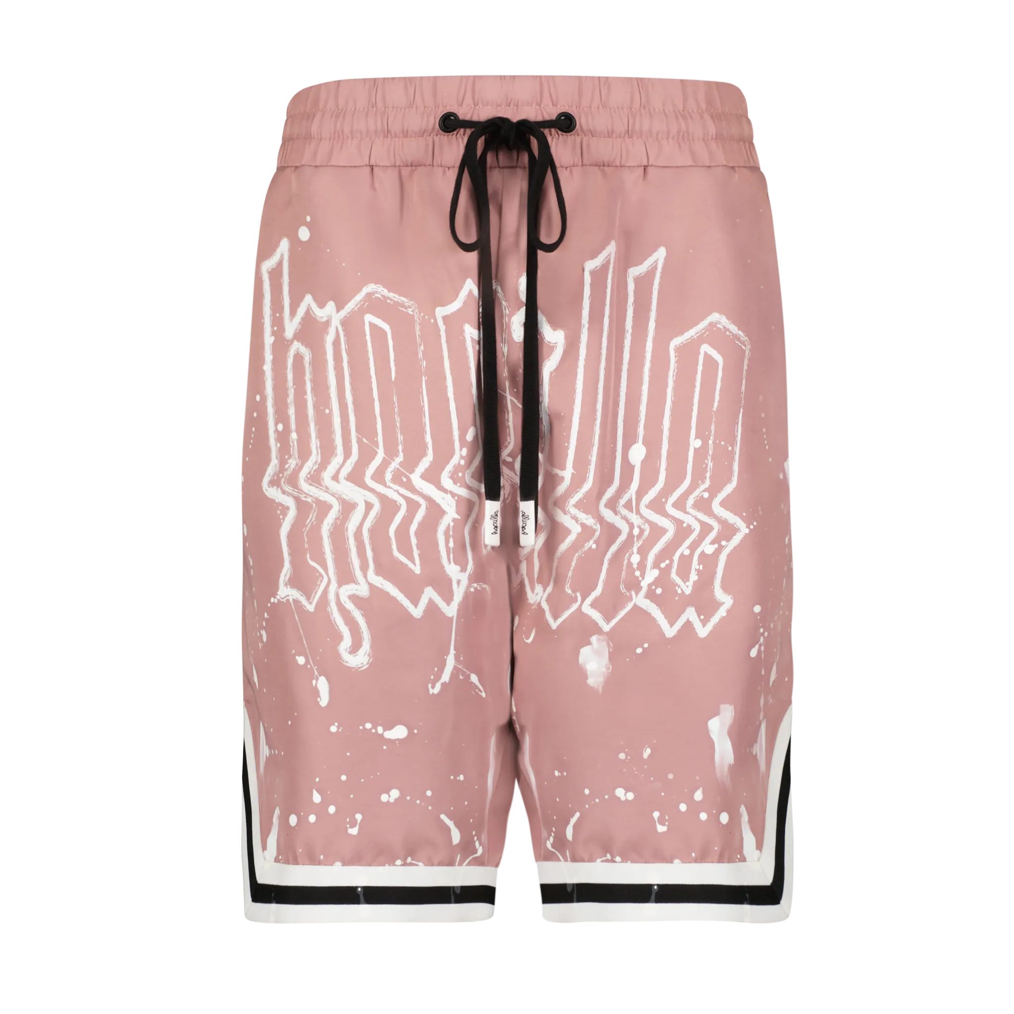 SMOTHERED IN PAINT BASKETBALL SHORT WideLegOpening Roomy Waist