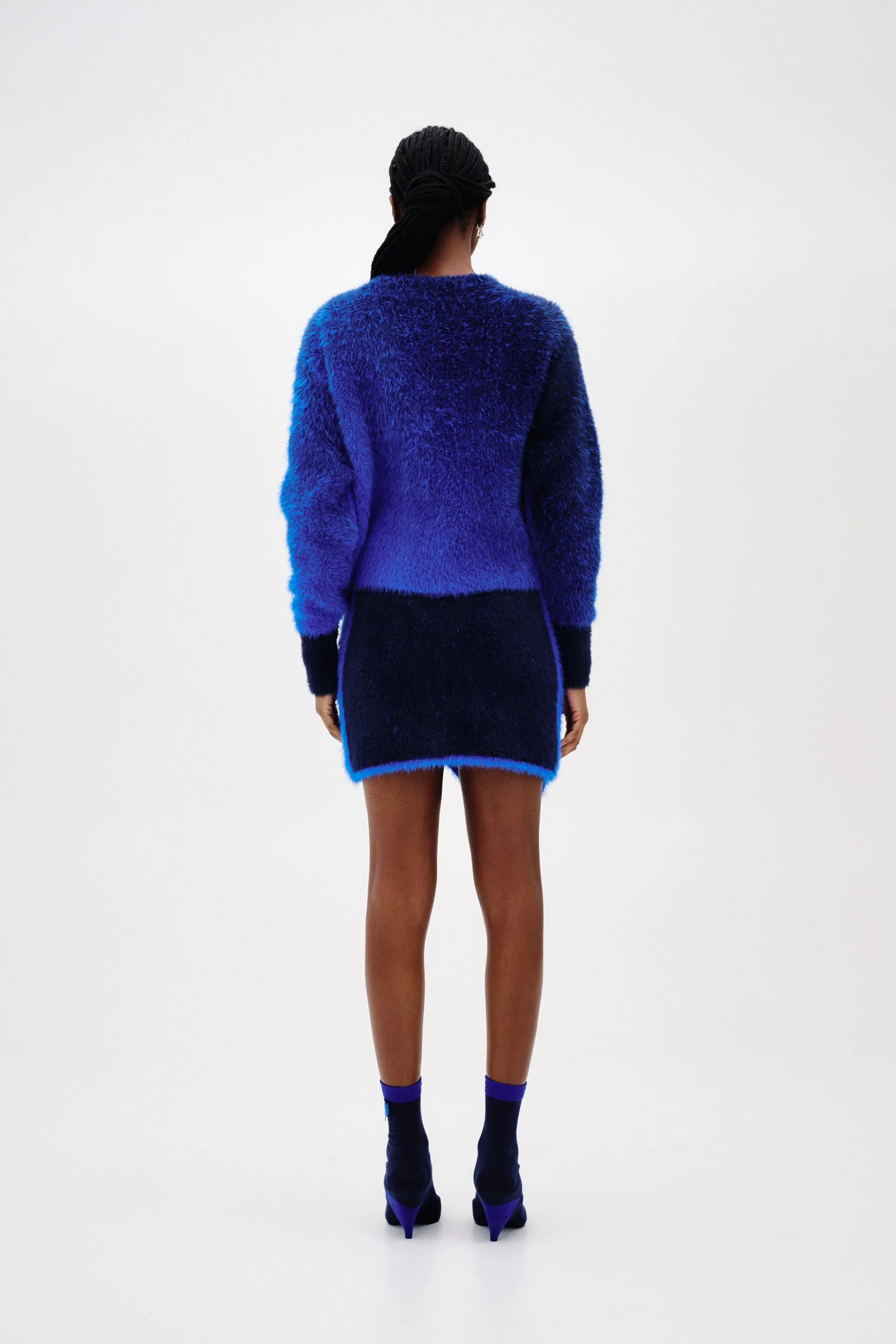 OZZY FAUX FUR OVERSIZED CARDIGAN SnagResistant