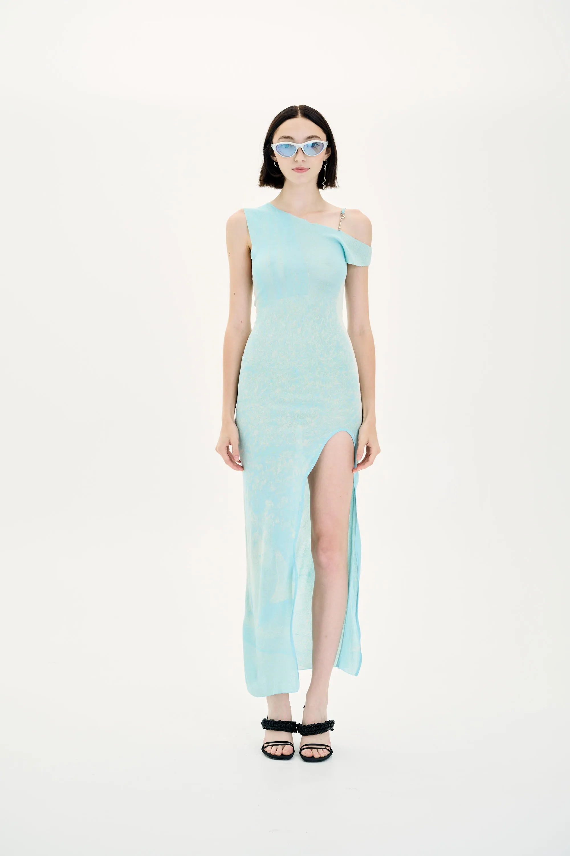 TULIP DOG PRINT DROP SHOULDER DRESS Visual Balance