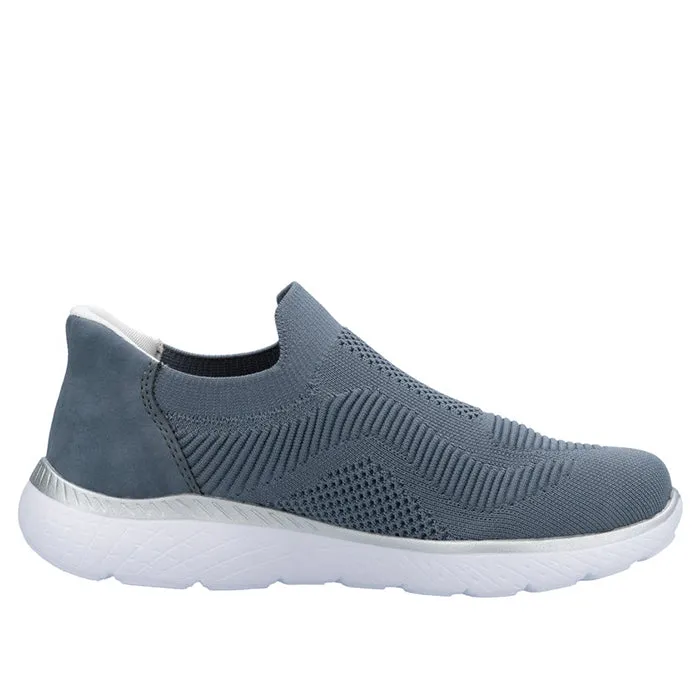 Womens Rieker Edith 72 in Jeans/Light Blue Canvas Soft