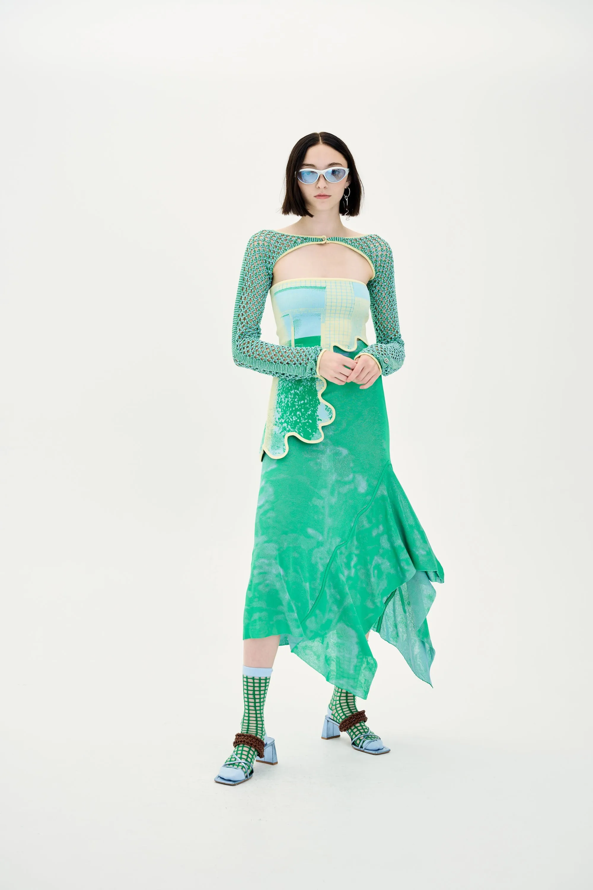 AYLA CROCHET SHRUG Sustainable Production Certified