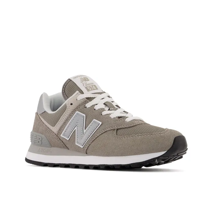 SweatWicking Womens New Balance 574 Grey/White
