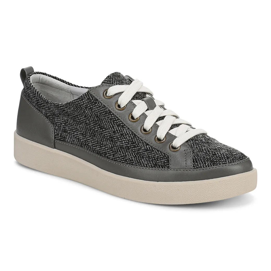 Womens Vionic Winny Lace Up Sneaker in Slate Grey Multi Flexible Material Cushion Ride