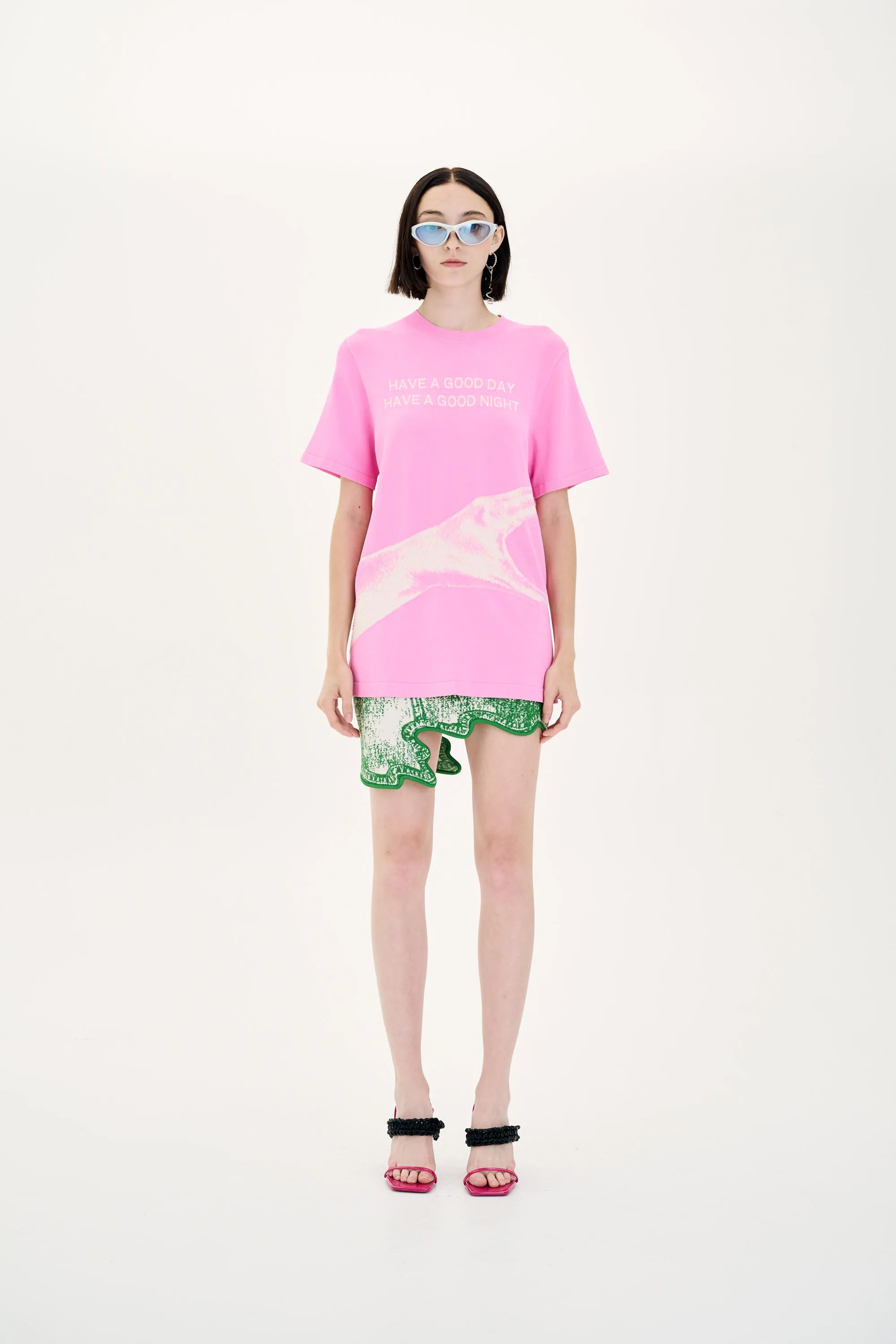 HOLLY UV REACTIVE OVERSIZED T-SHIRT Quick Dry Material