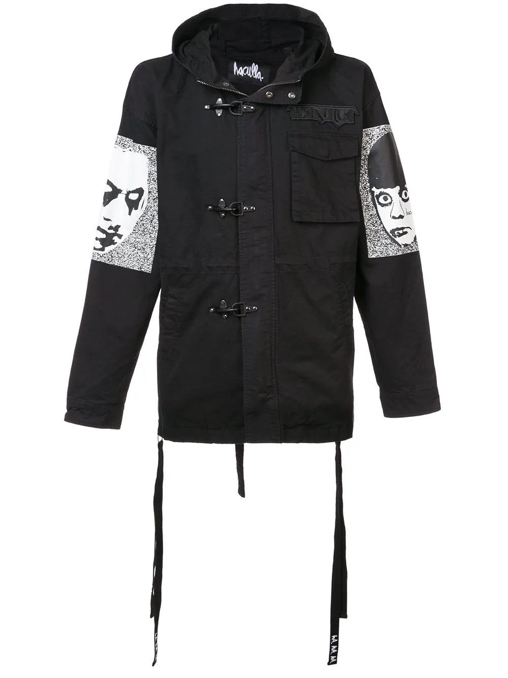 THEY'RE HERE PARKA Compression Fold Design