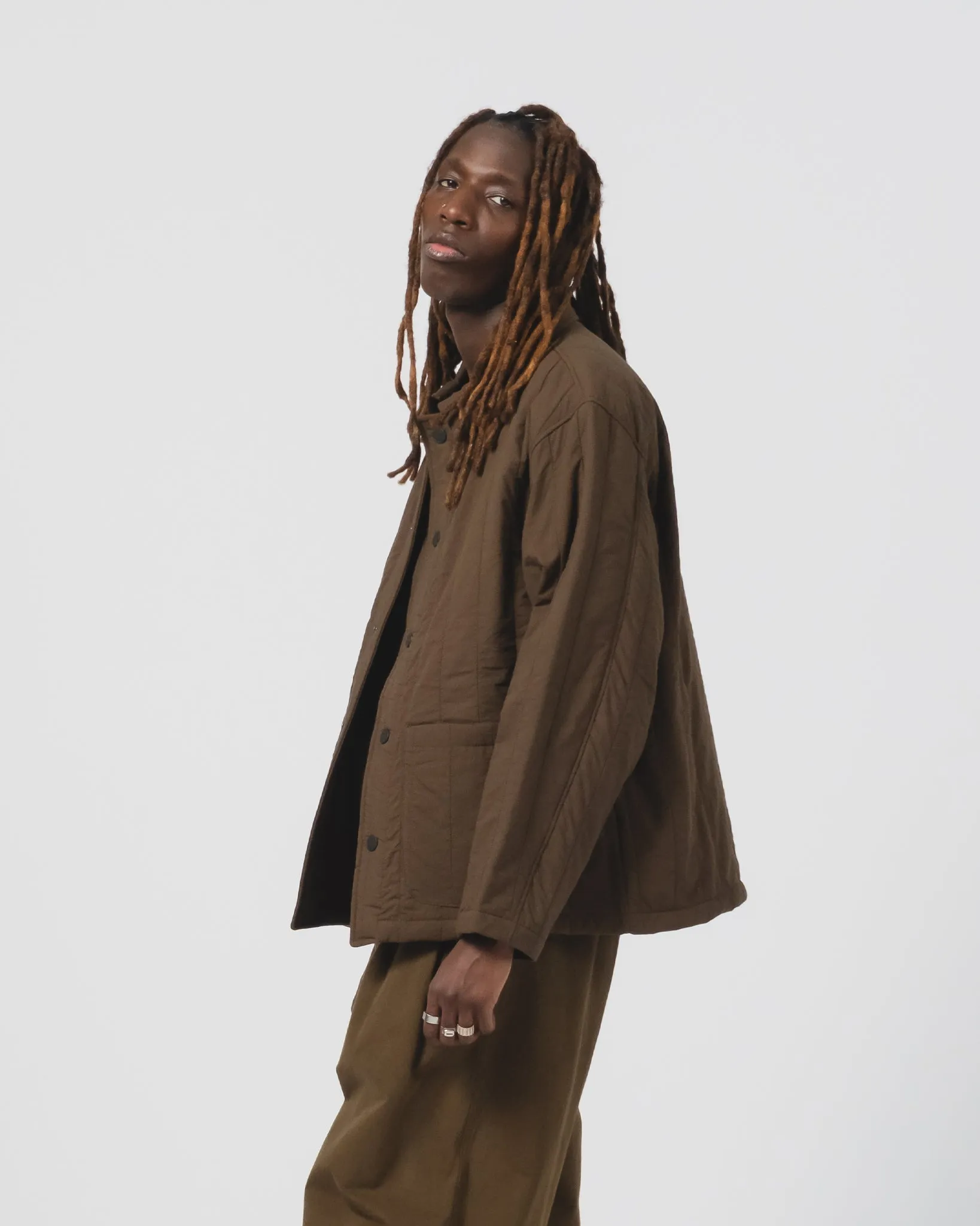 Sonora Jacket Quilted Cotton Java Brown NonRestrictiveFit Cheap Nice