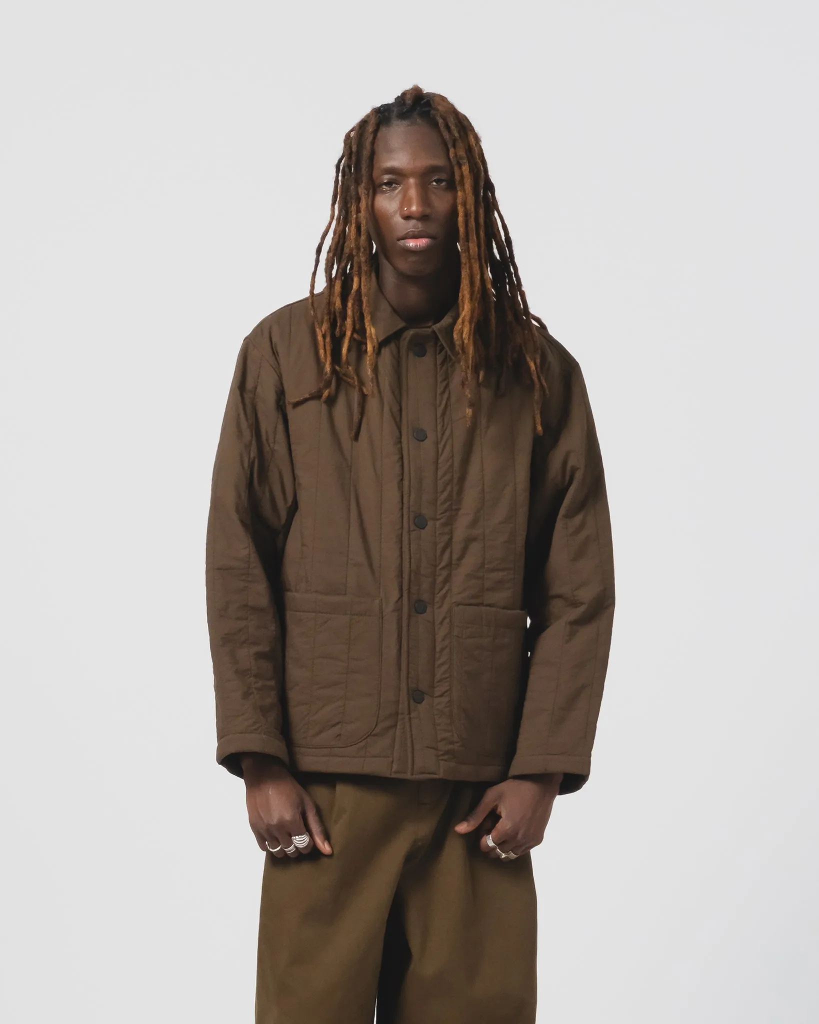 MoistureWickingTechnology Sonora Jacket Quilted Cotton Java Brown