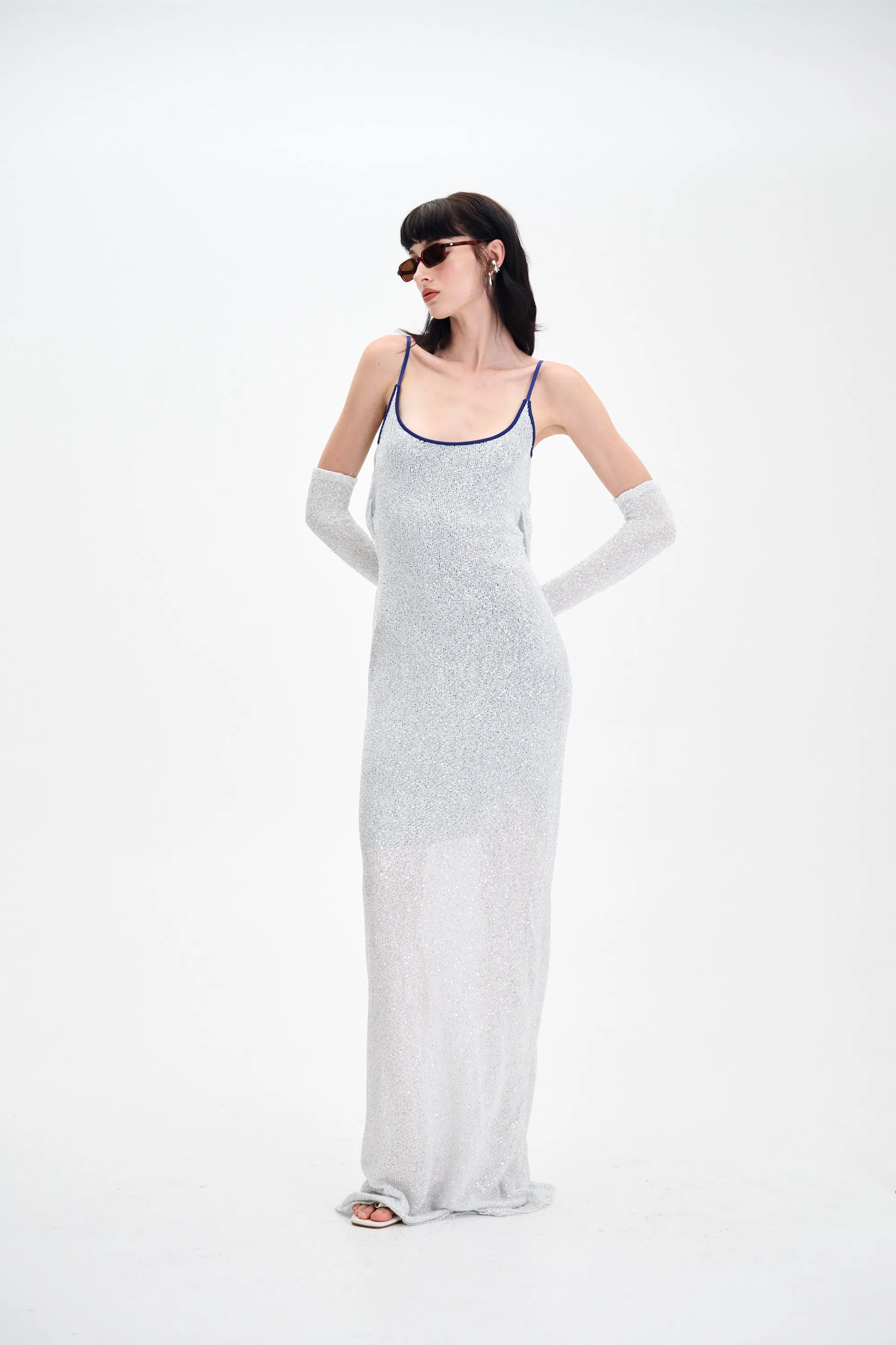 NATASHA SEQUINS MAXI DRESS Moment Glow