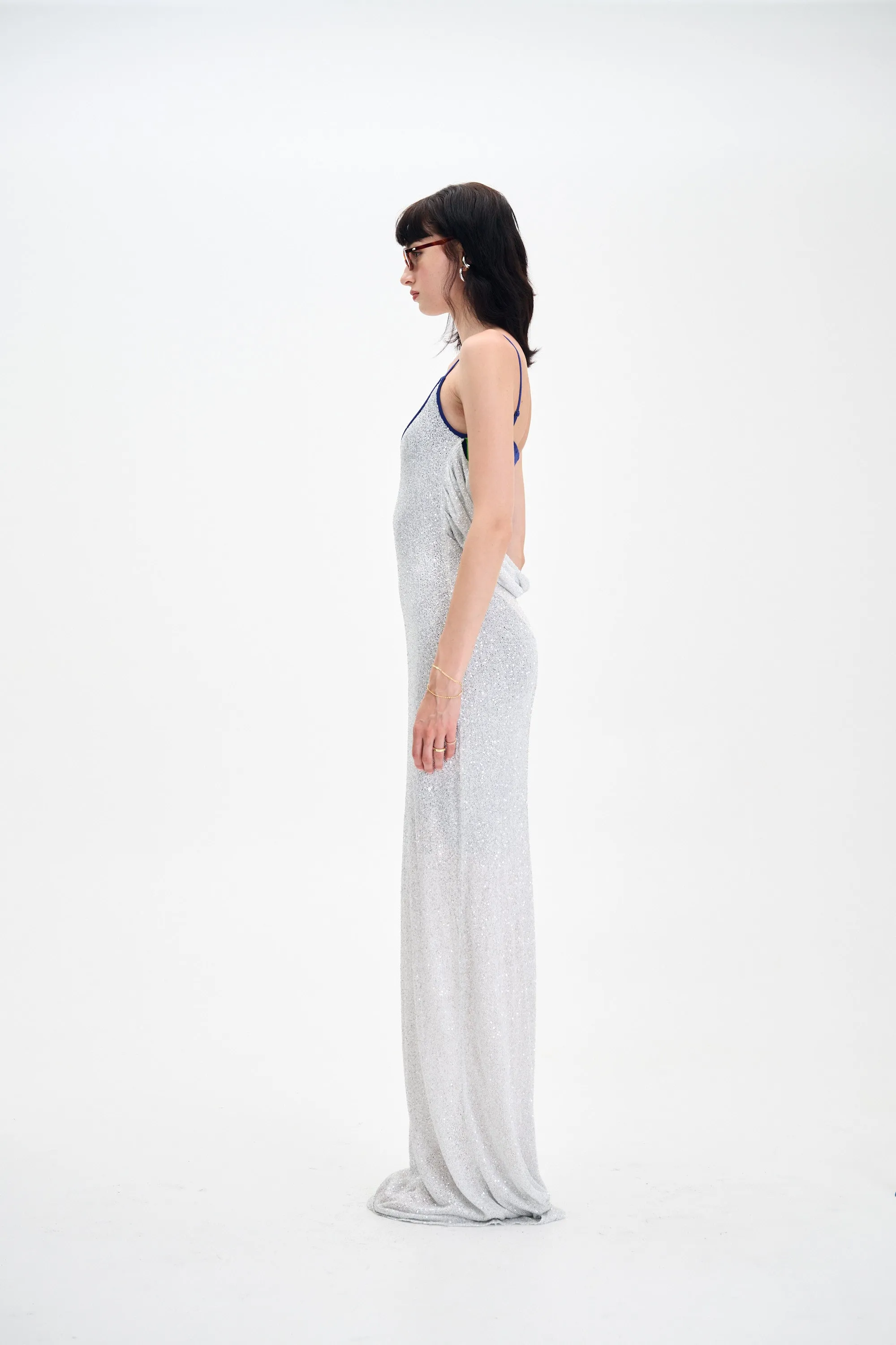 NATASHA SEQUINS MAXI DRESS Light Fall