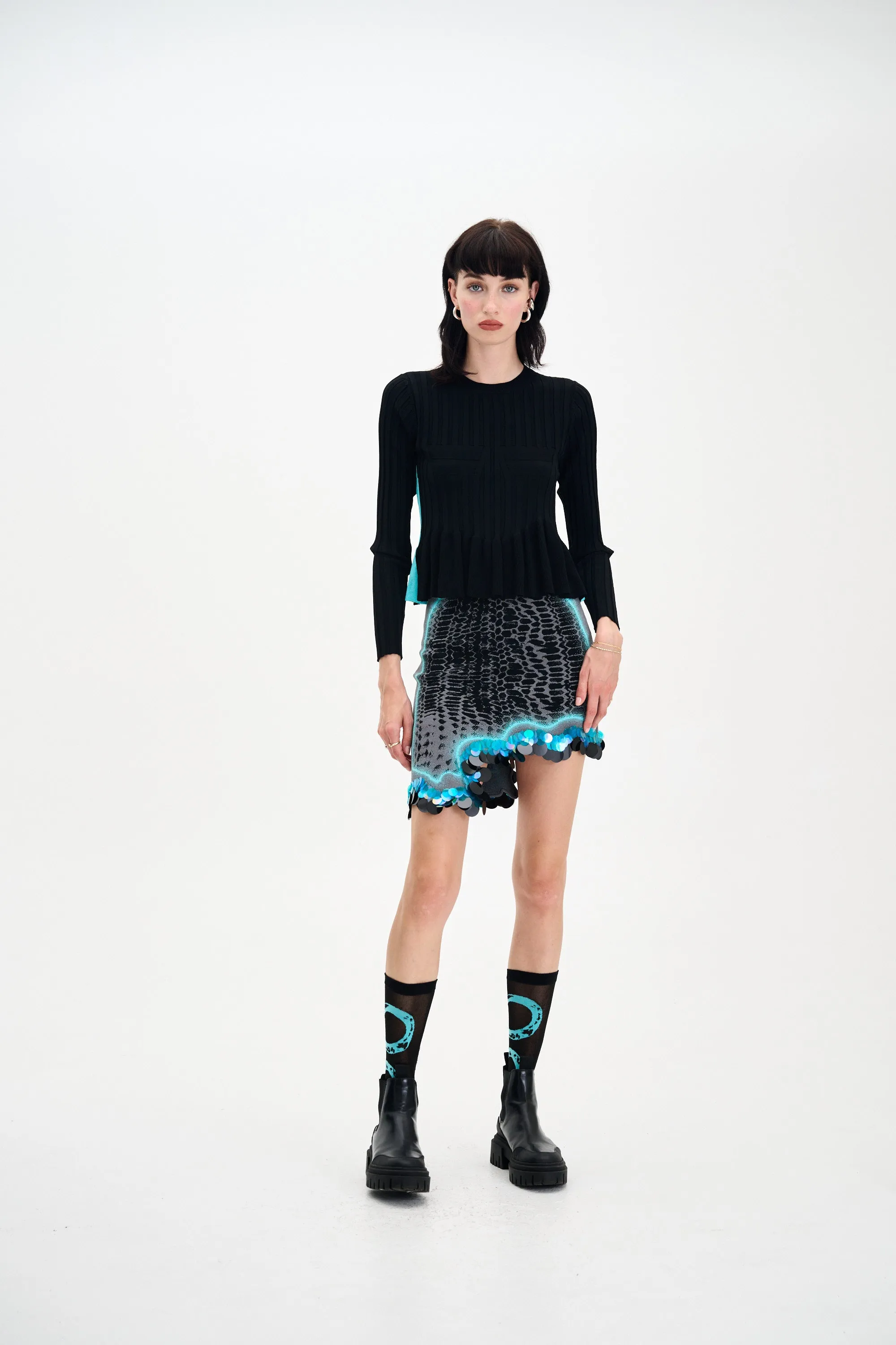 CASEY WAVY MINI SKIRT Timeless Layers Rest Easy