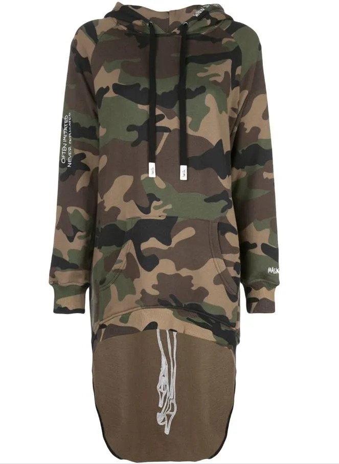 PARDON EXTENDED HOODIE JUNGLE CAMO Quick Movement Fit