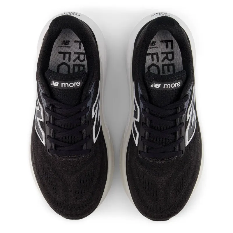 Everyday Travel Ultra-soft piece Fresh Foam X More v6 - Black with Grey Matter and Castlerock - Women's