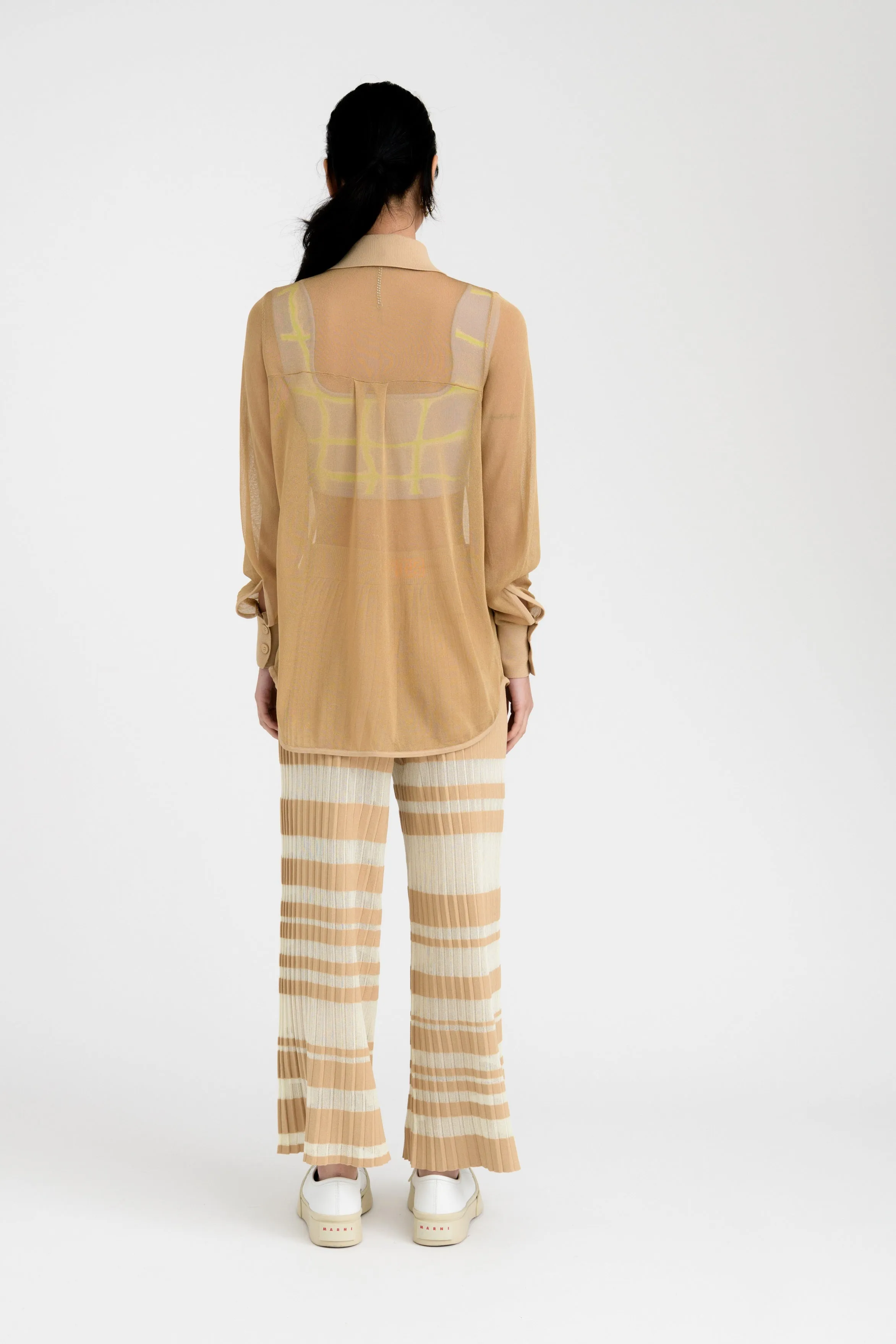 STARLET PLEATED WIDE LEG PANTS QuickDryTech Everyday Must-have