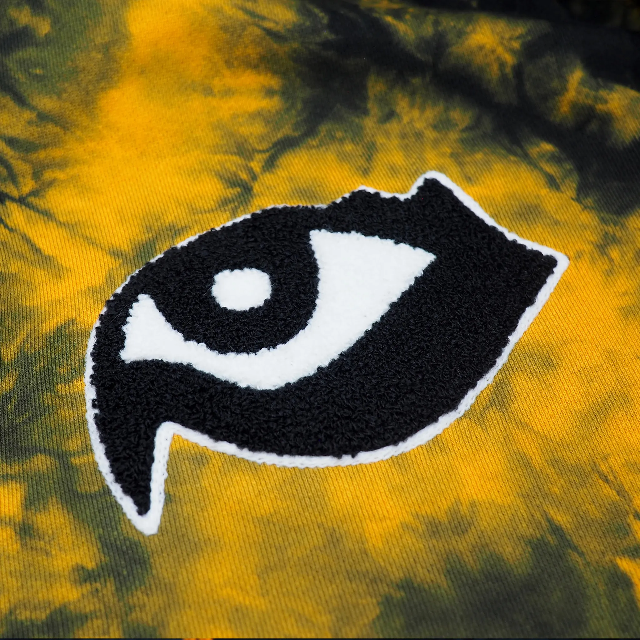 SIGNATURE EYES HOODIE ORANGE/BLACK TIE DYE All Purpose