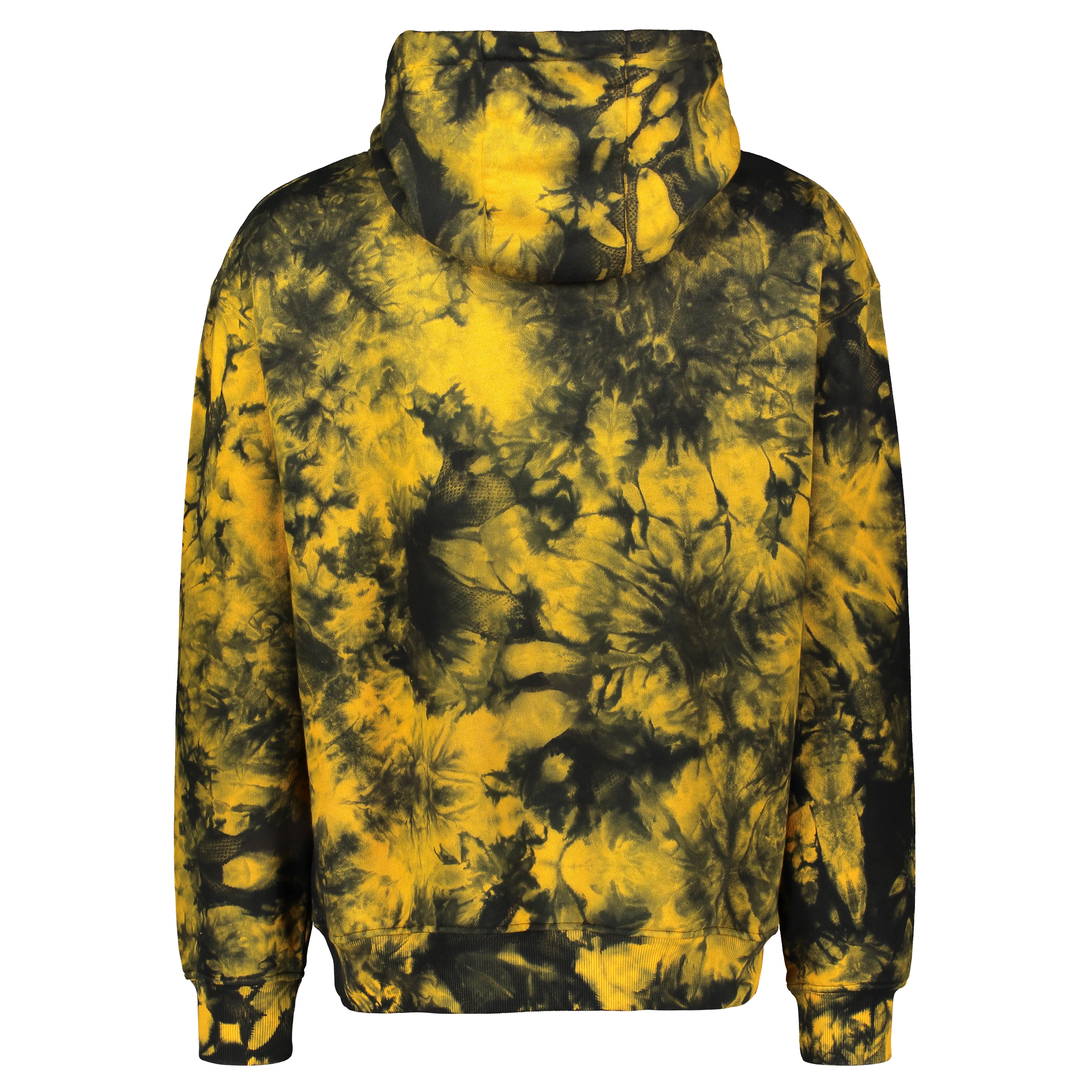 SIGNATURE EYES HOODIE ORANGE/BLACK TIE DYE Double Layer Hood Sleepwear