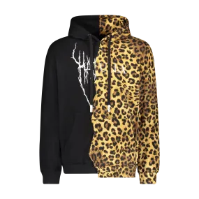 HALF ANIMAL HOODIE BLACK/LEOPARD Cruise Wear