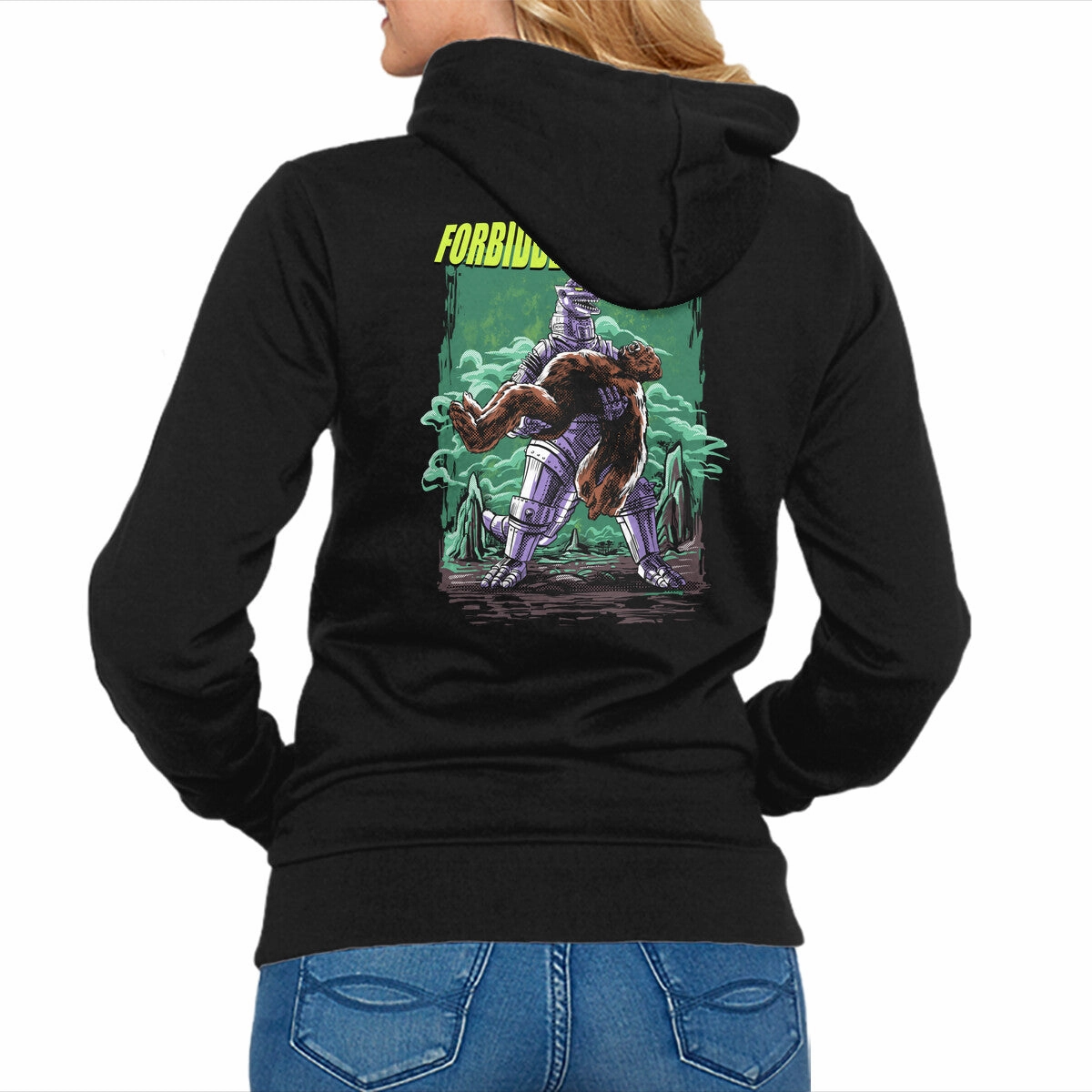 Forbidden Kingdom Smart Hoodie Oversized Design