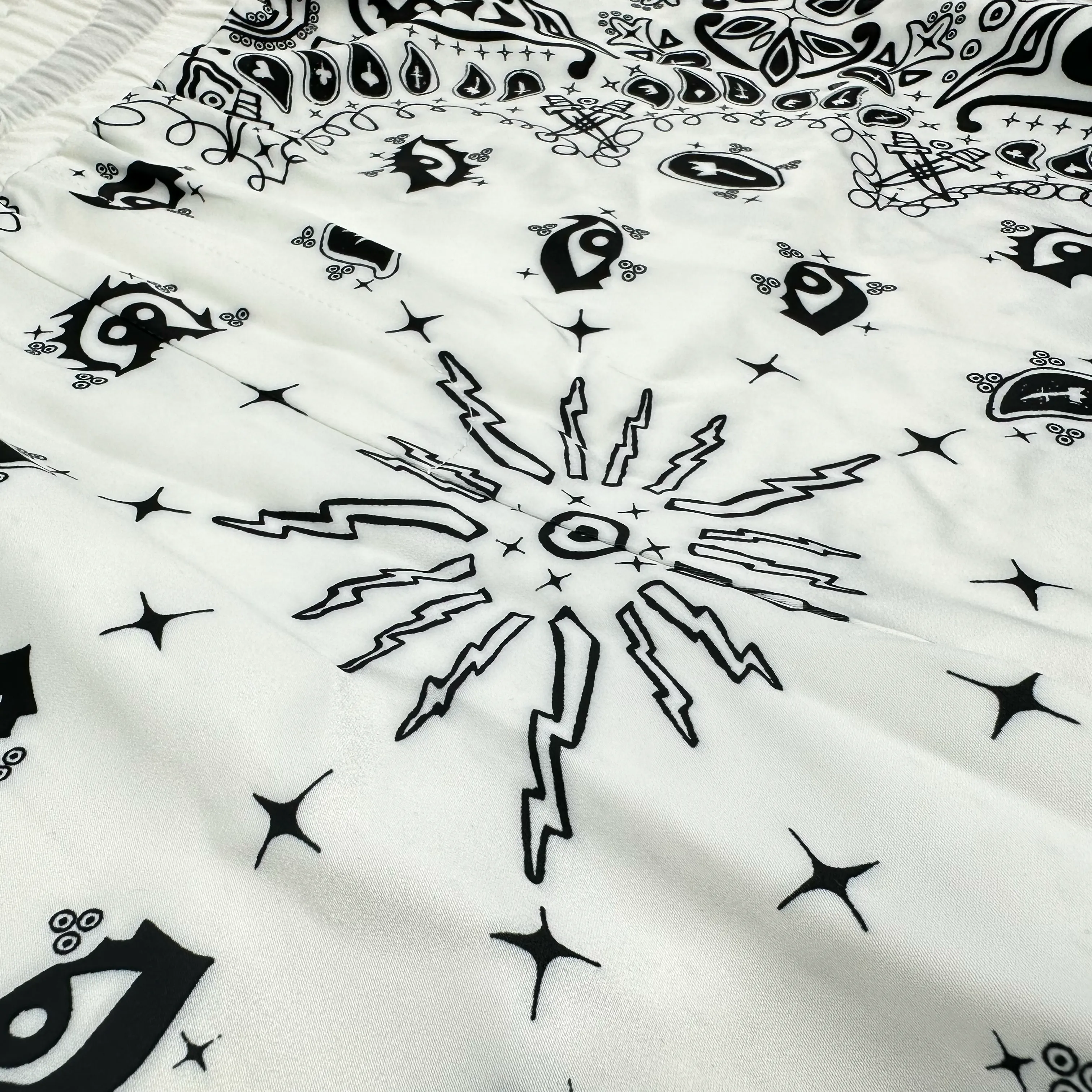 neon colors Golf Apparel PAISLEY VISCOSE BASKETBALL SHORT