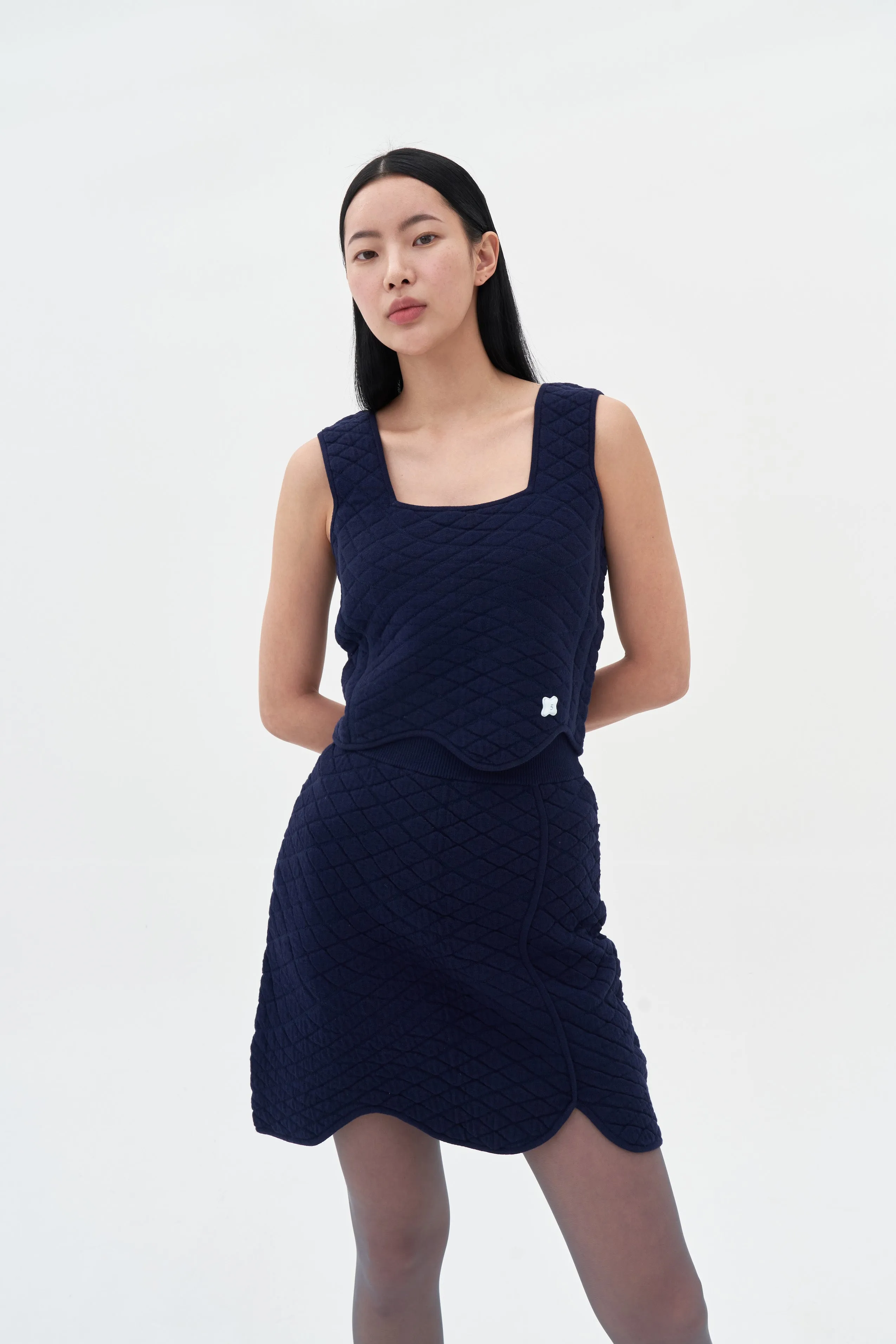 Flatlock stitching ConvertibleStyle NORA PILLOW STITCH ECO TANK TOP