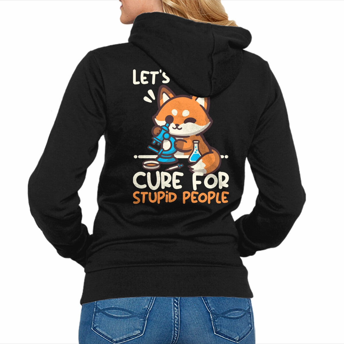Fox Cure For Stupid People Essential Outerwear Premium Hoodie