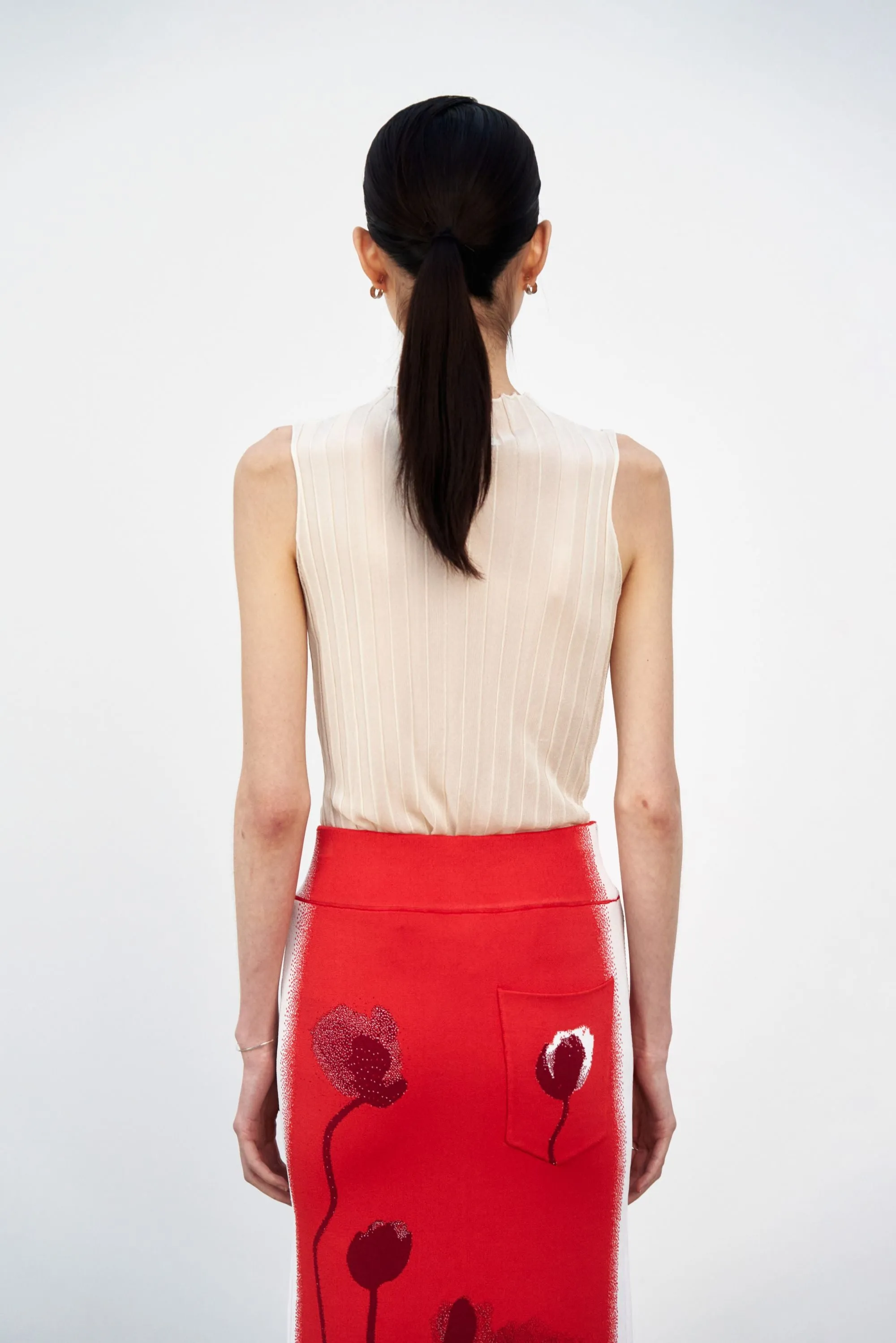 JASMINE SHEER TANK TOP FlexFoamInserts Low Impact Manufacturing