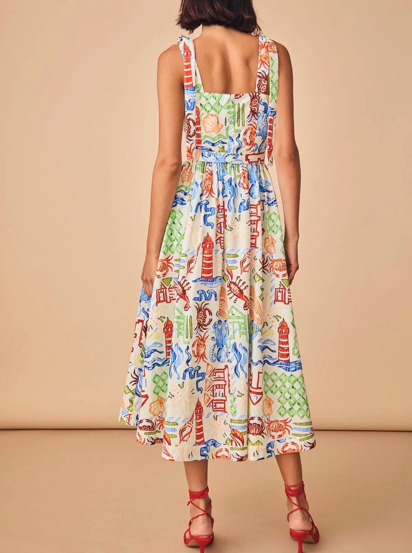 Hunter Bell Quincy Dress Open-back